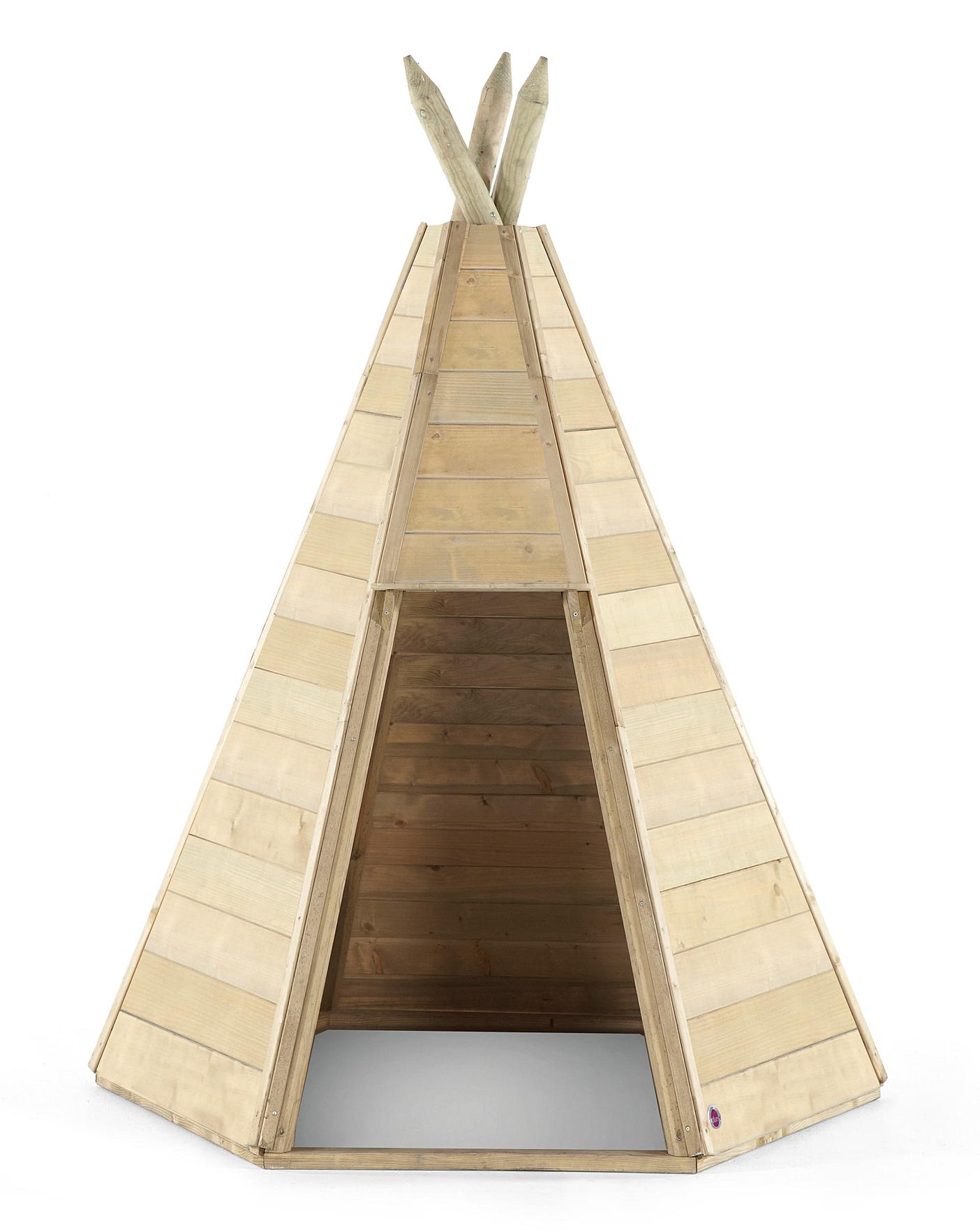 Plum Great Wooden Teepee Hideaway Home Essentials