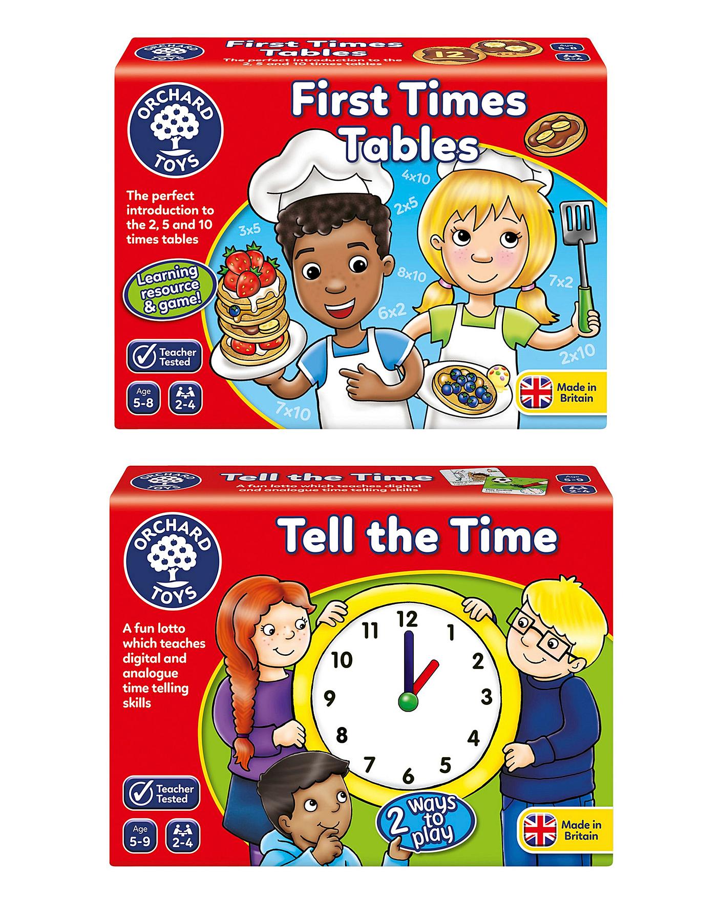 orchard toys tell the time