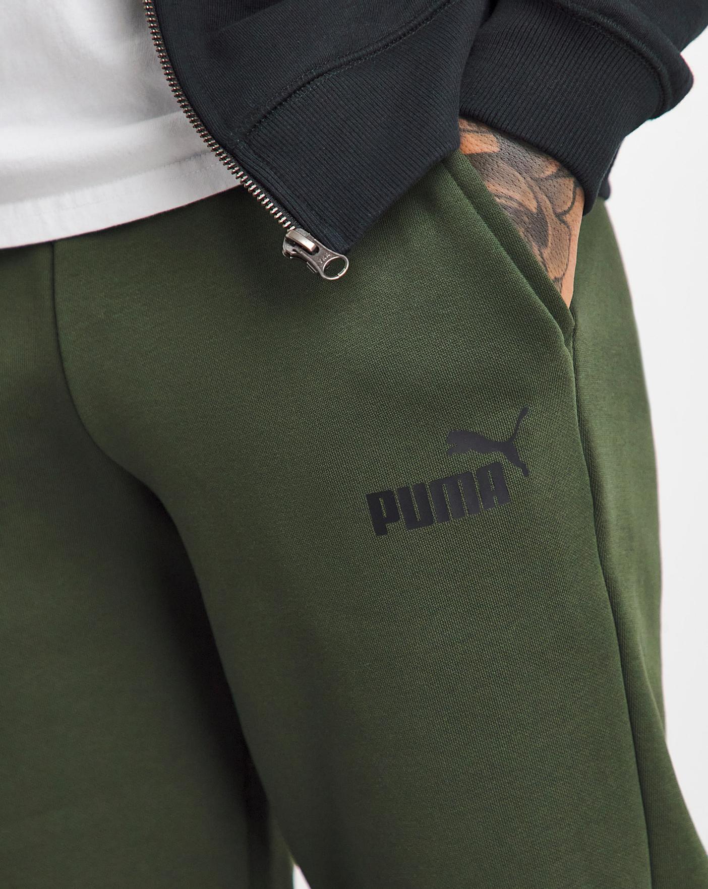 Green puma 2024 tracksuit bottoms