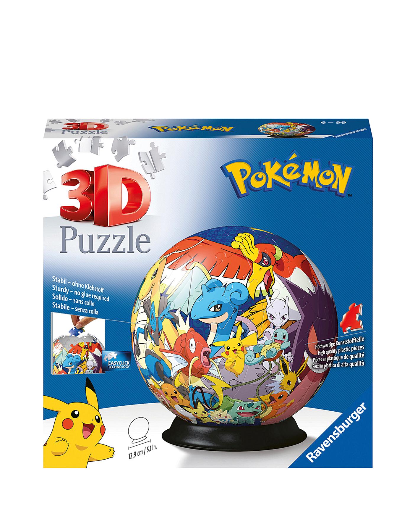 ▷ Chollo Puzle 3D Pokemon Esférico de Ravensburger por sólo 10,95