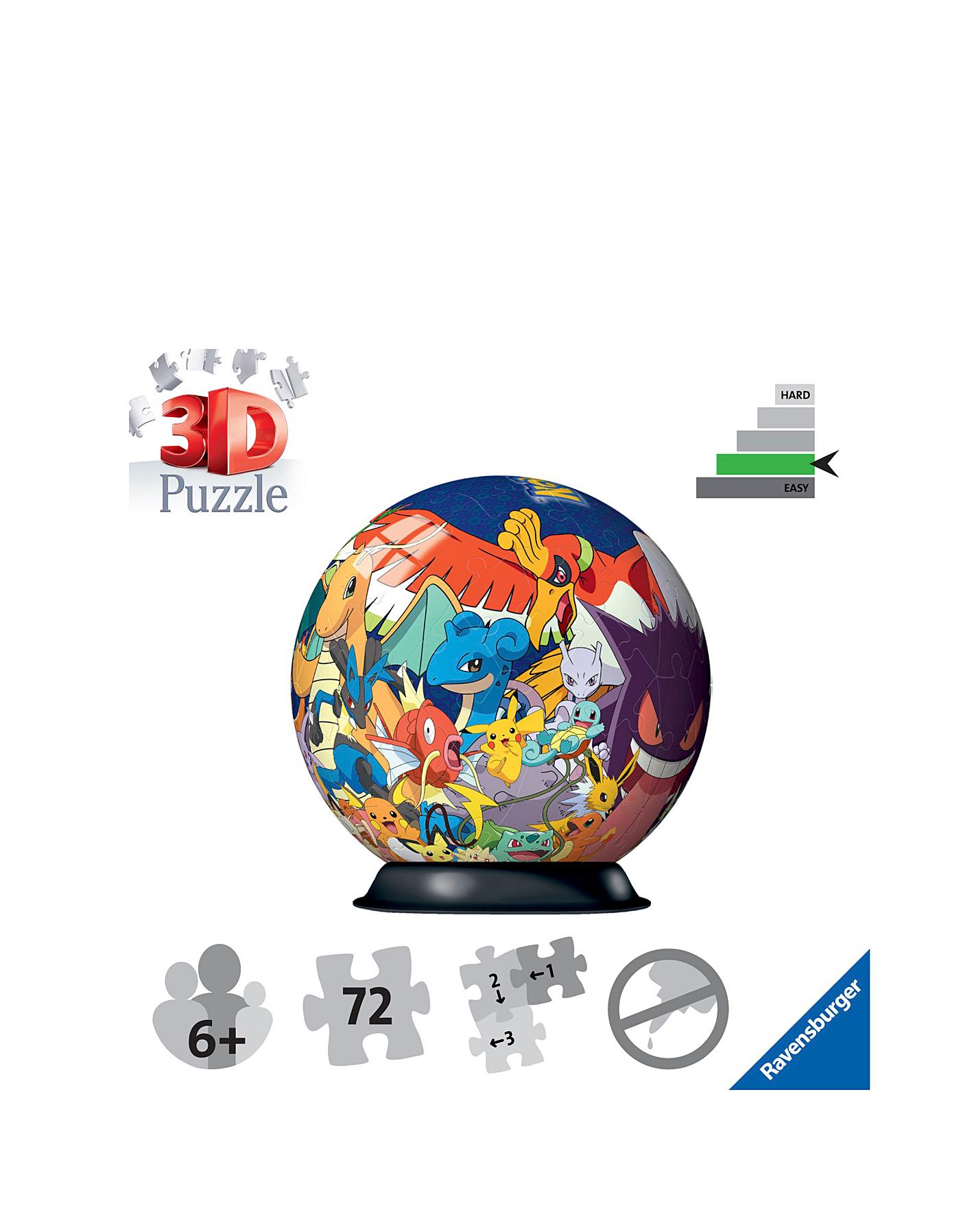Pokemon 3D Puzzle Ball, 72pc