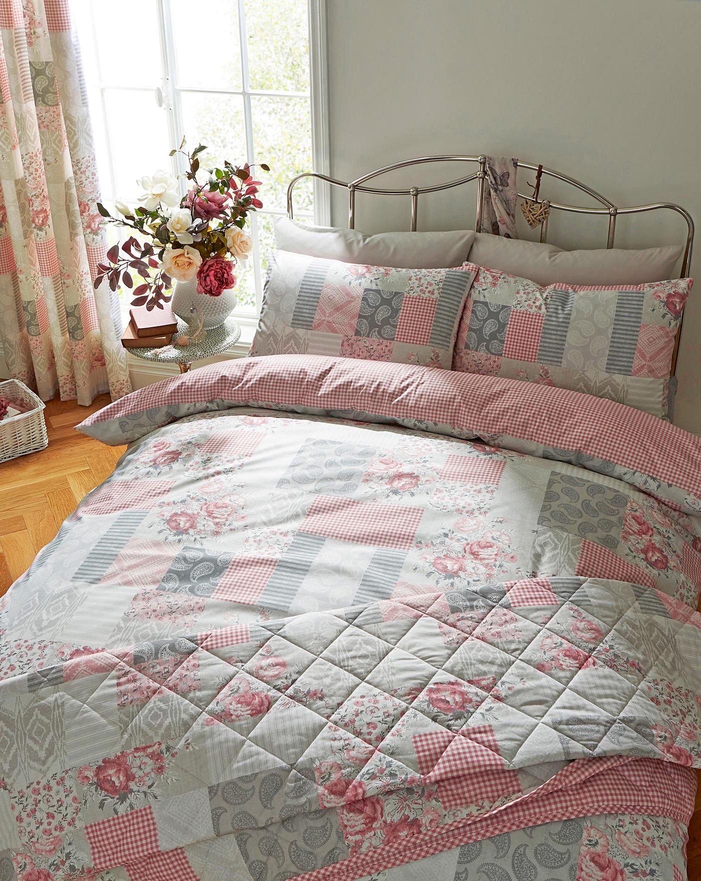 Ethel Pink Duvet Cover Set Marisota