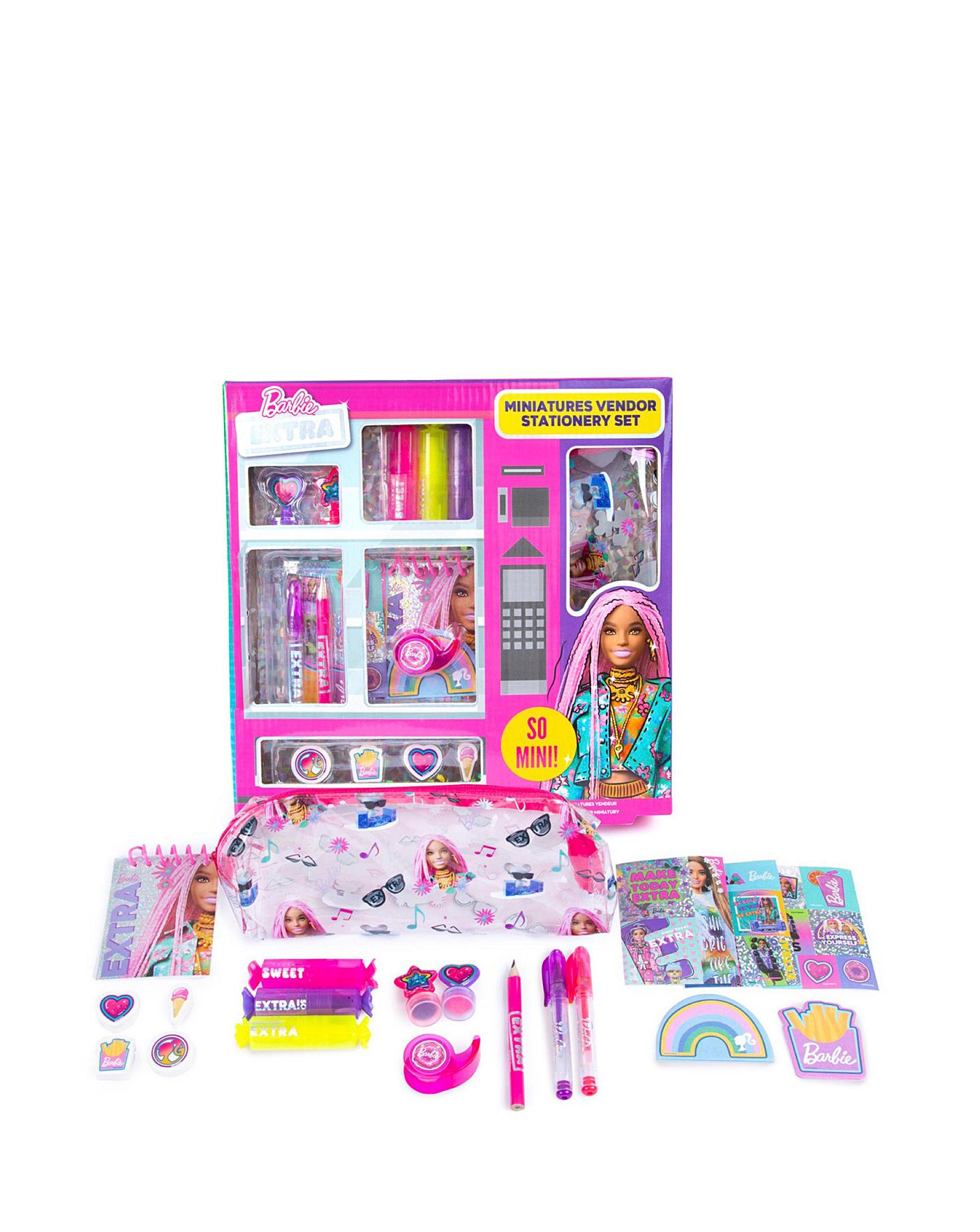 Barbie Miniatures Vending Stationery Set | Home Essentials
