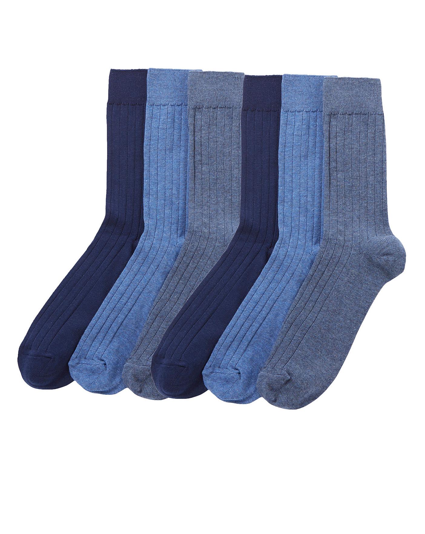 Keep Fresh 6 Pack No Elastic Socks | Premier Man