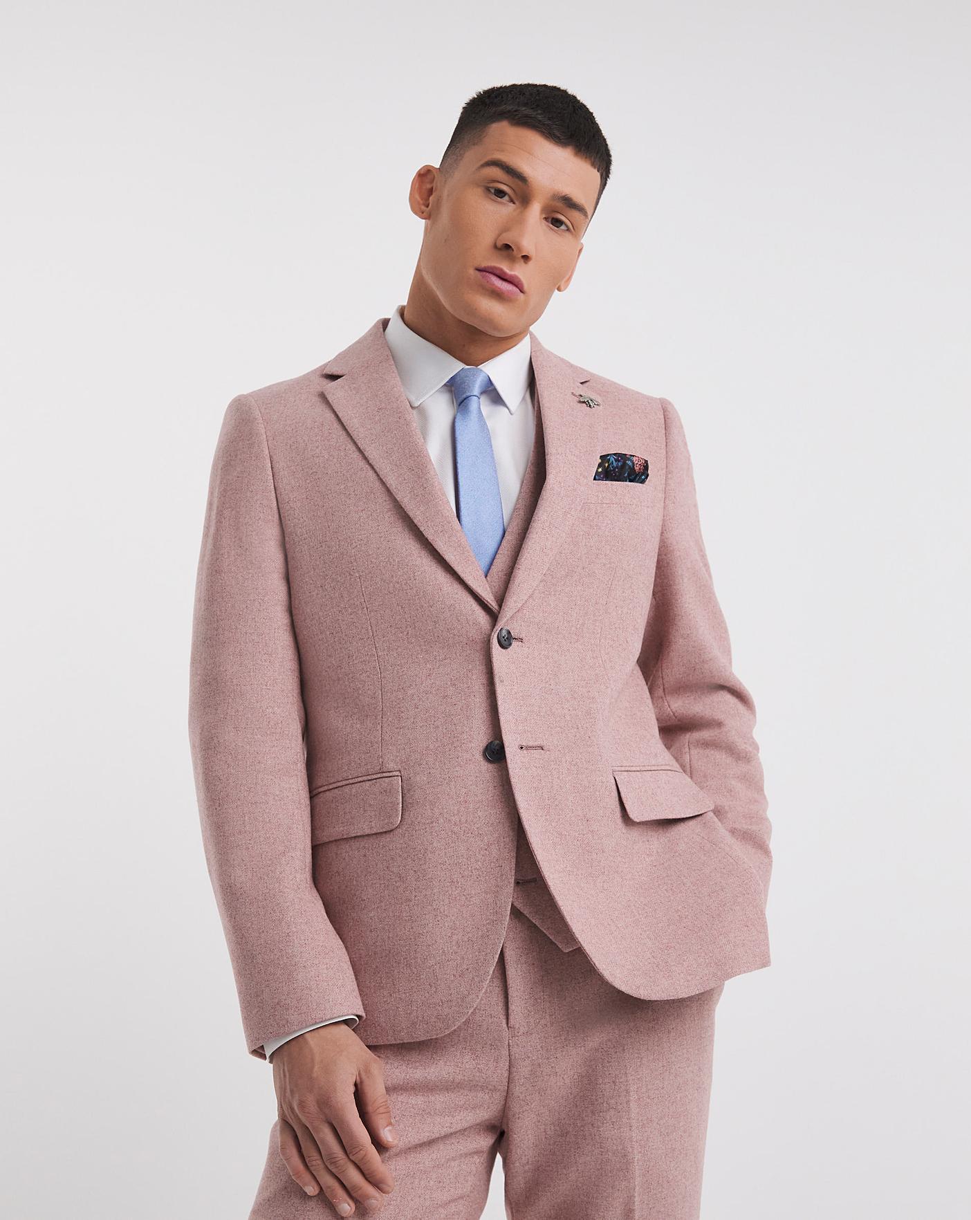 Light pink suit jacket hotsell