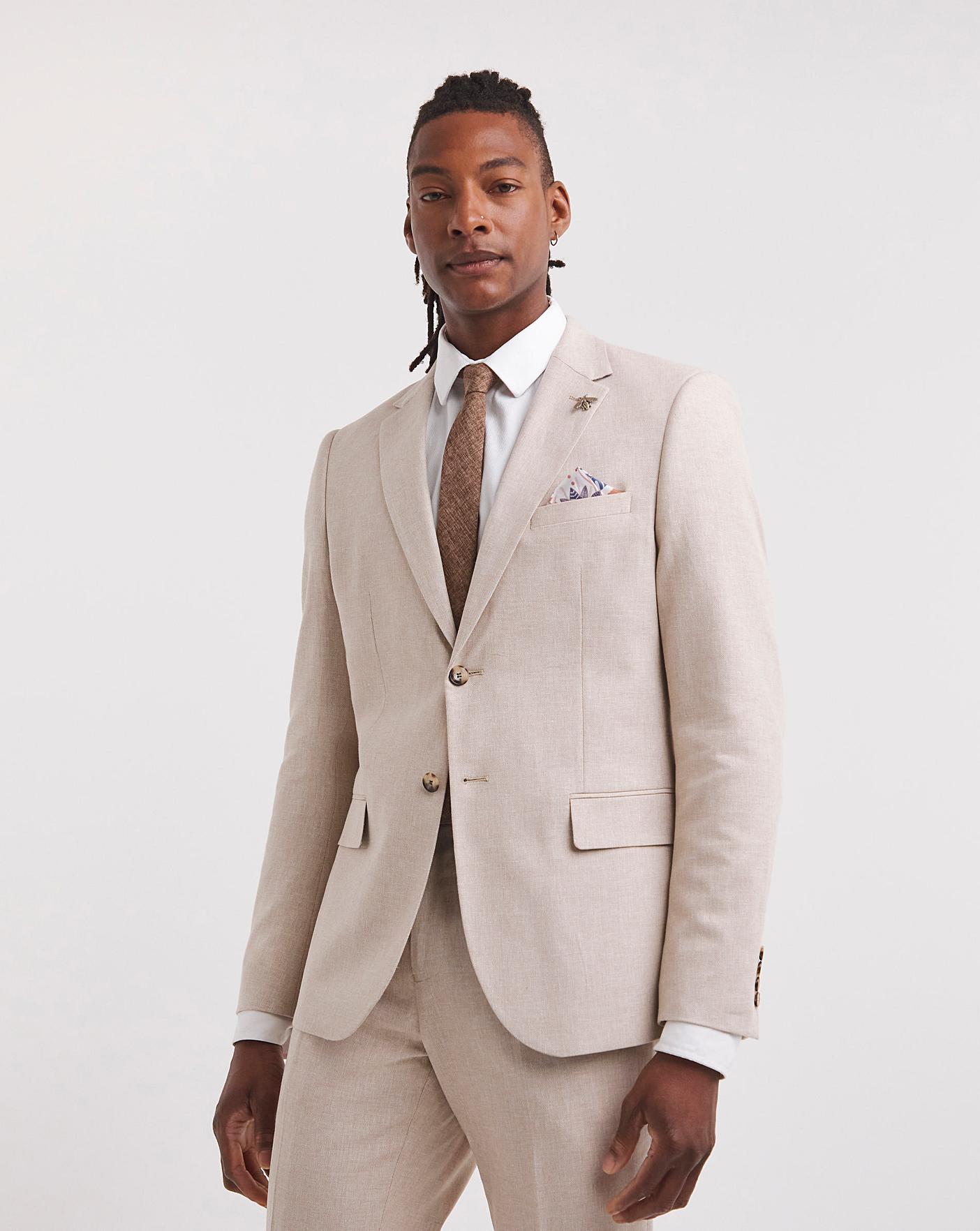 Linen shop coat suit