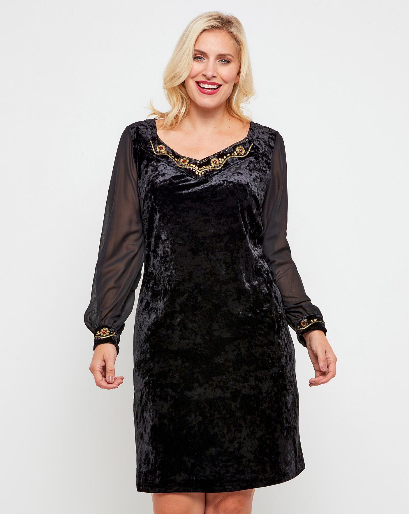 joe browns velvet dress