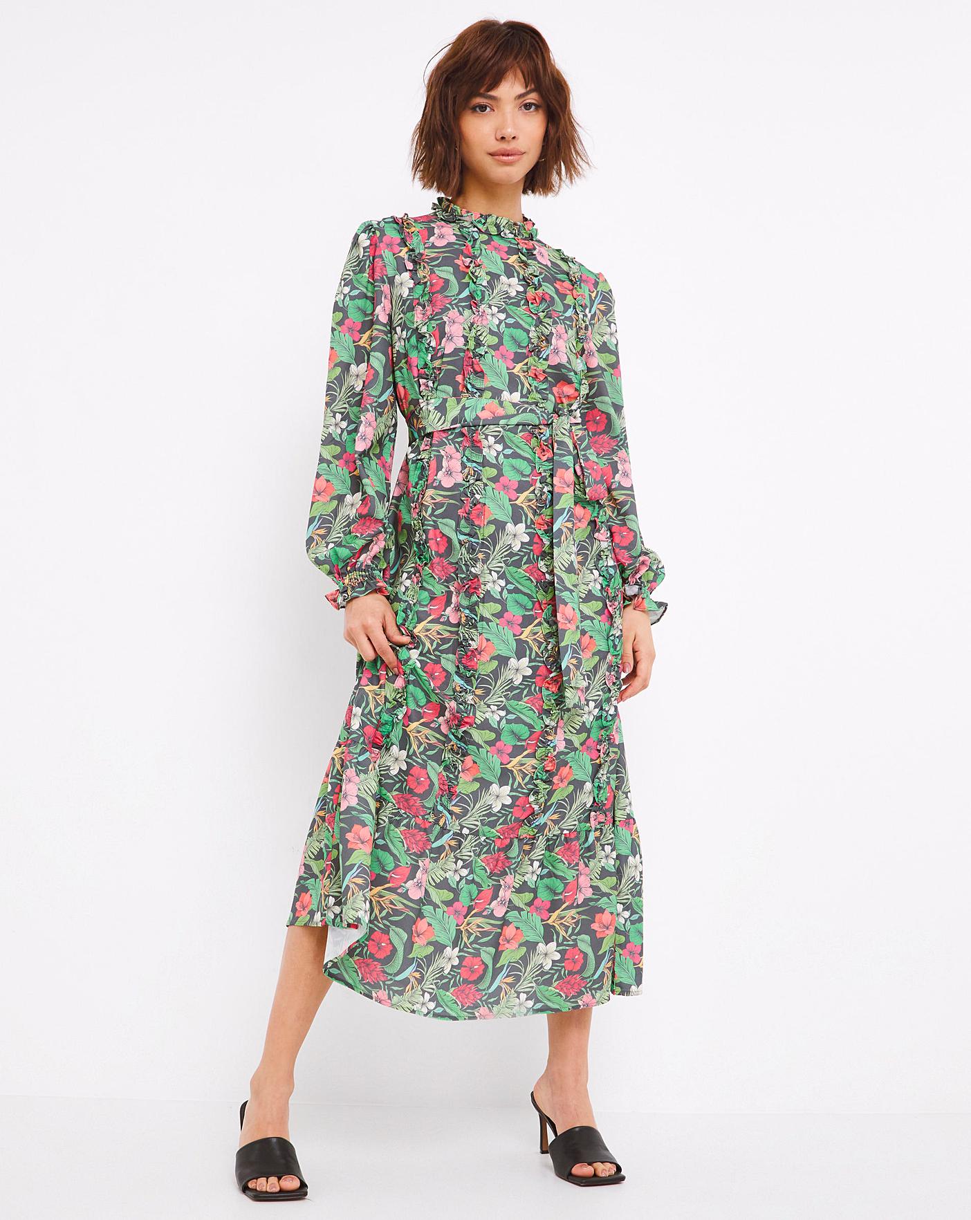 Raishma Studio Clara Floral Dress | J D Williams