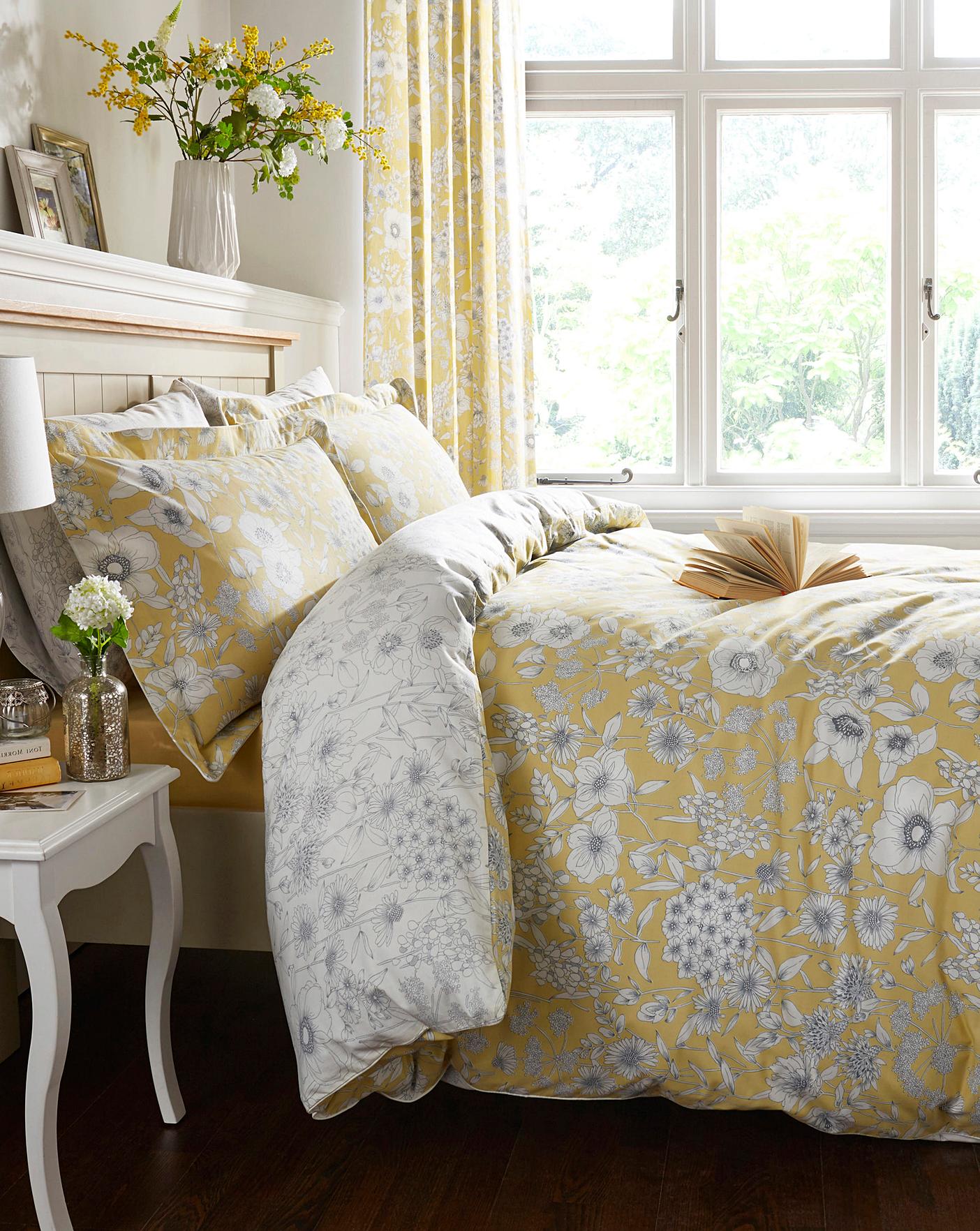 Sanderson Maelee Eyelet Lined Curtains Crazy Clearance