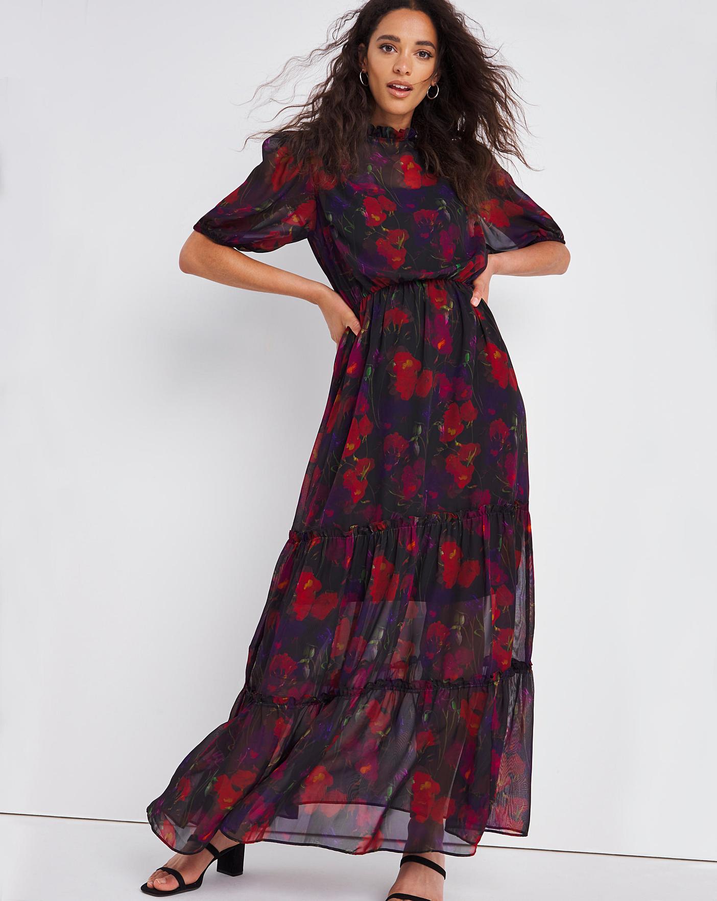 Joanna Hope Floral Print Maxi Dress ...