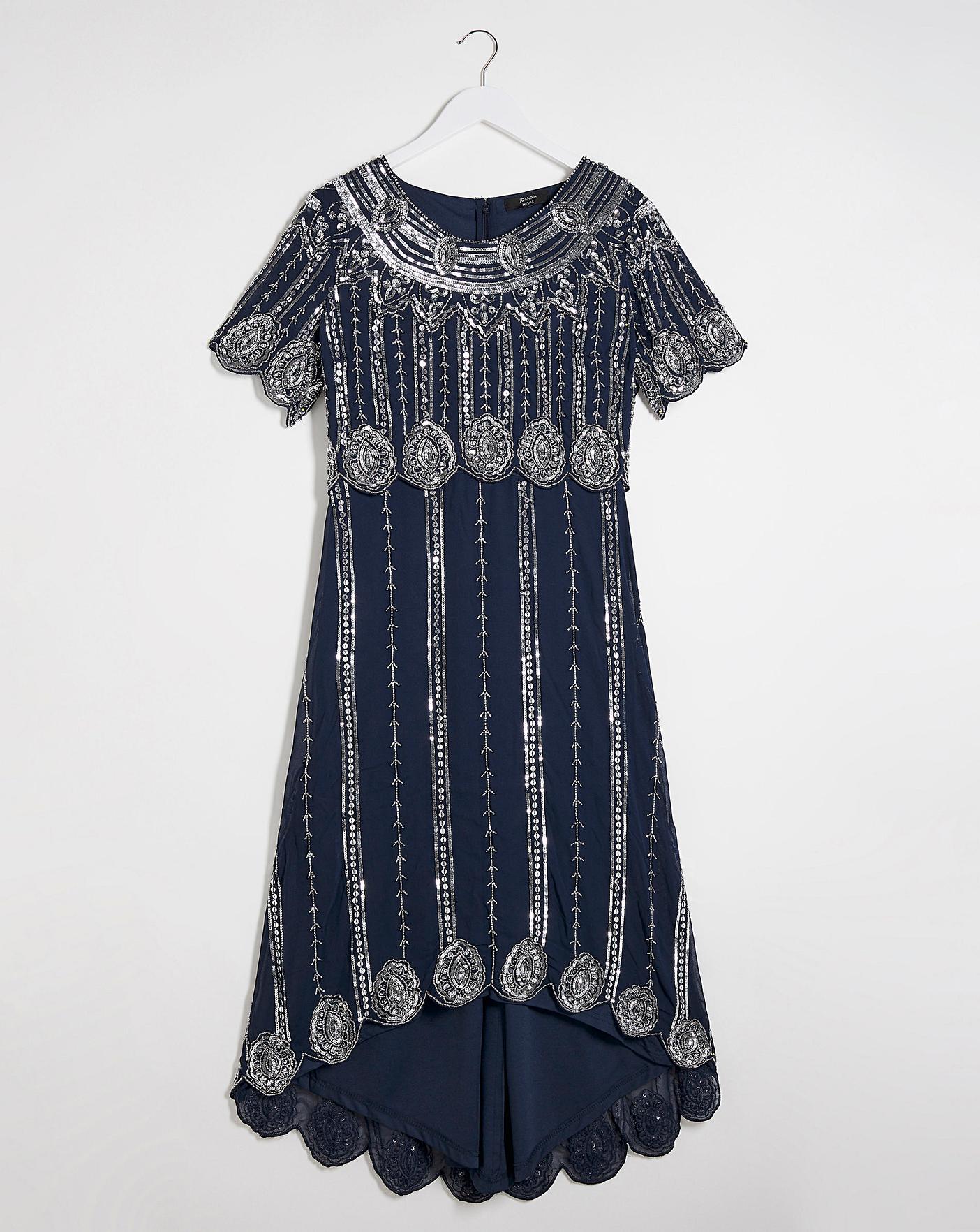 joanna hope beaded layer dress