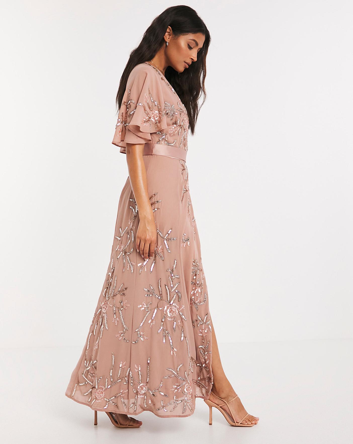 Joanna Hope Sequin Wrap Dress J D Williams