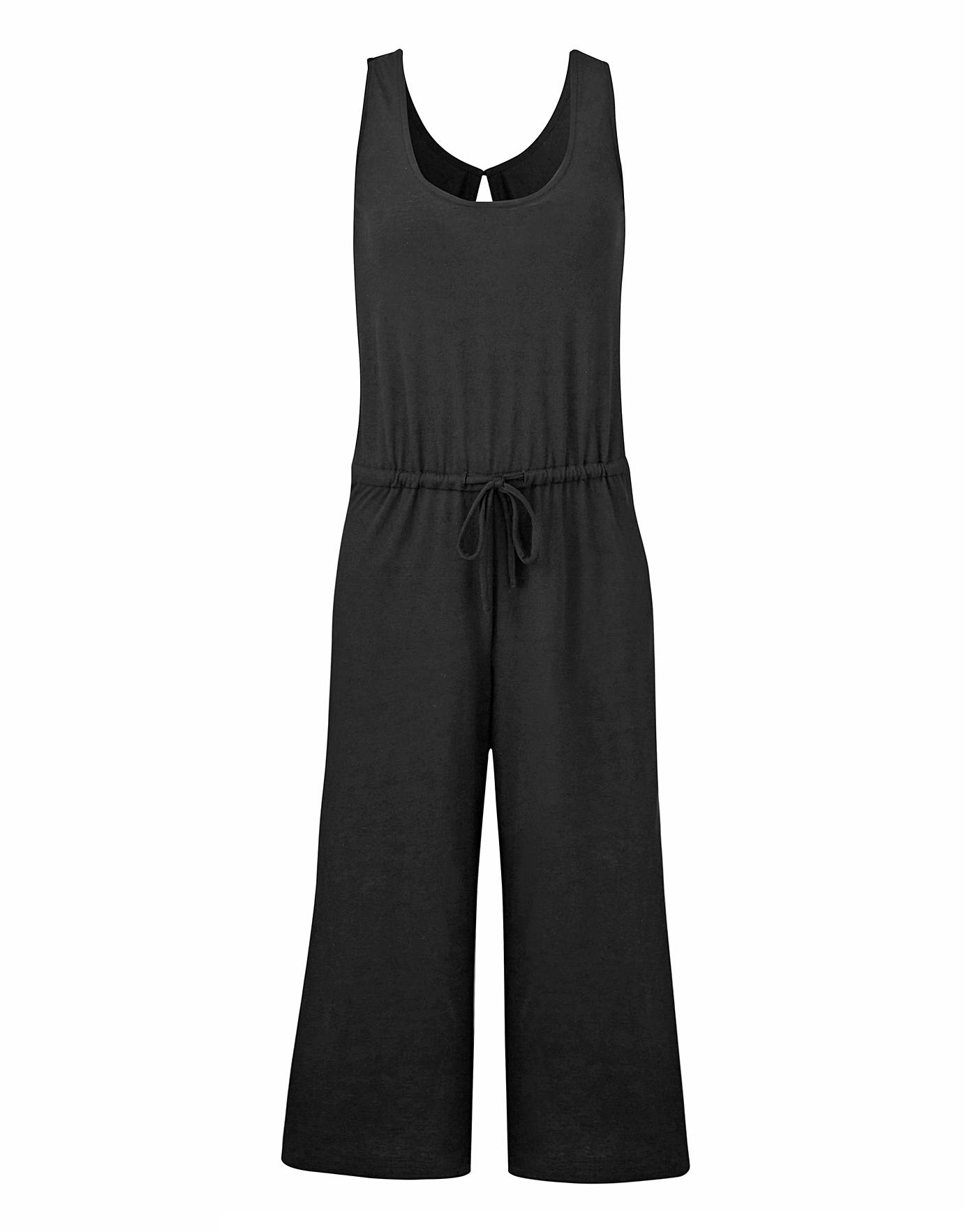black vest jumpsuit