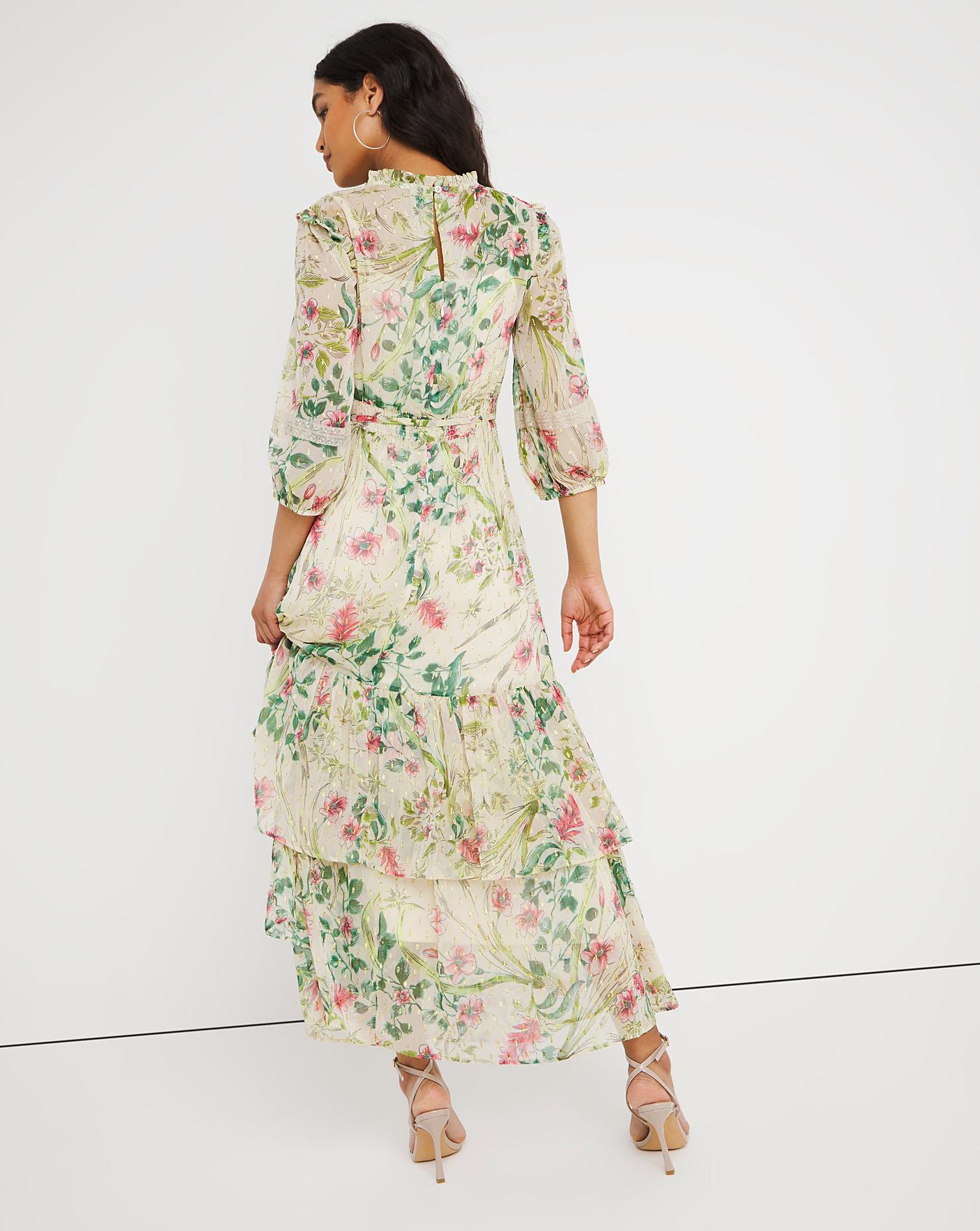 Joanna Hope Floral Print Maxi Dress