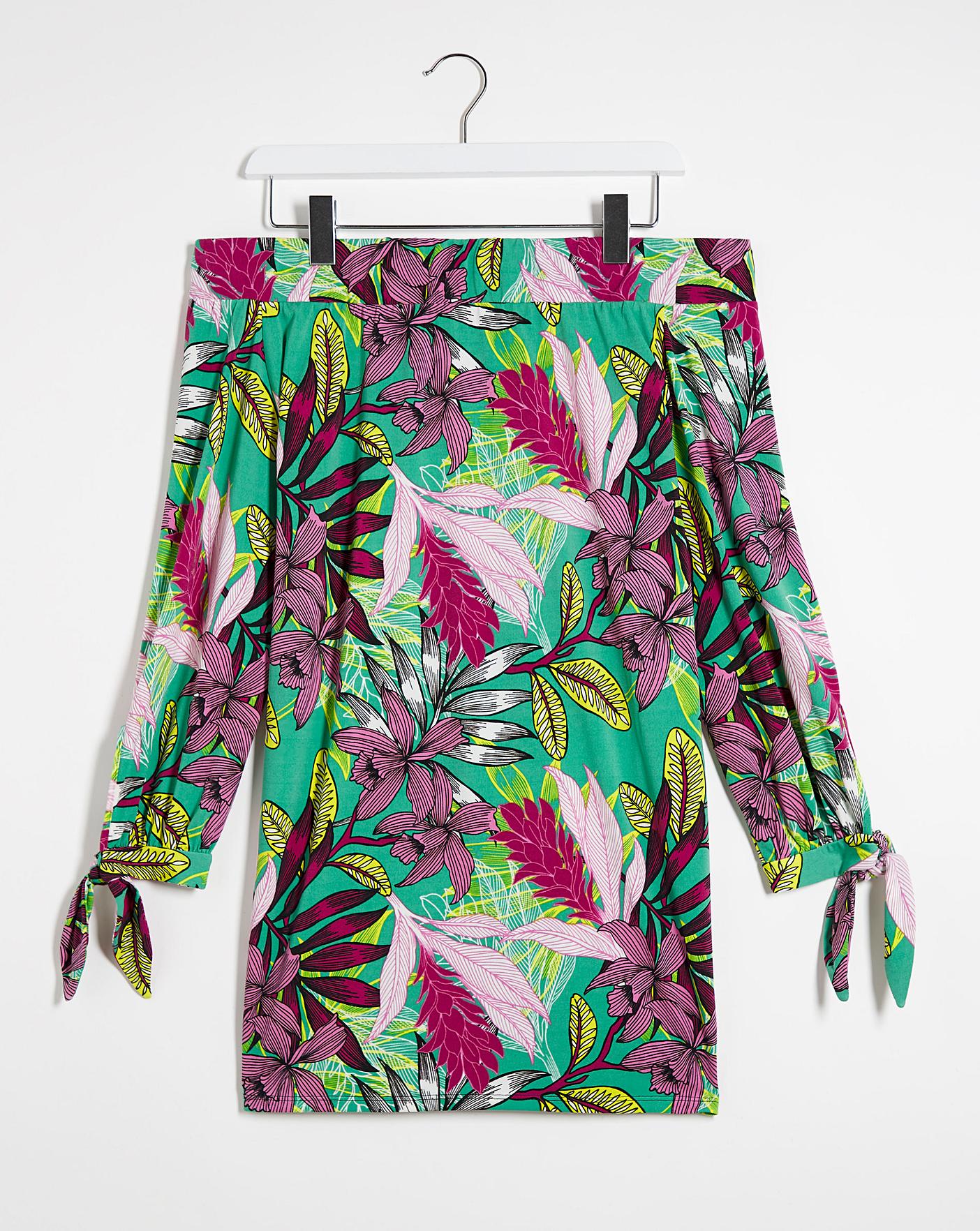 Joanna Hope Print Luxe Jersey Tunic | Marisota