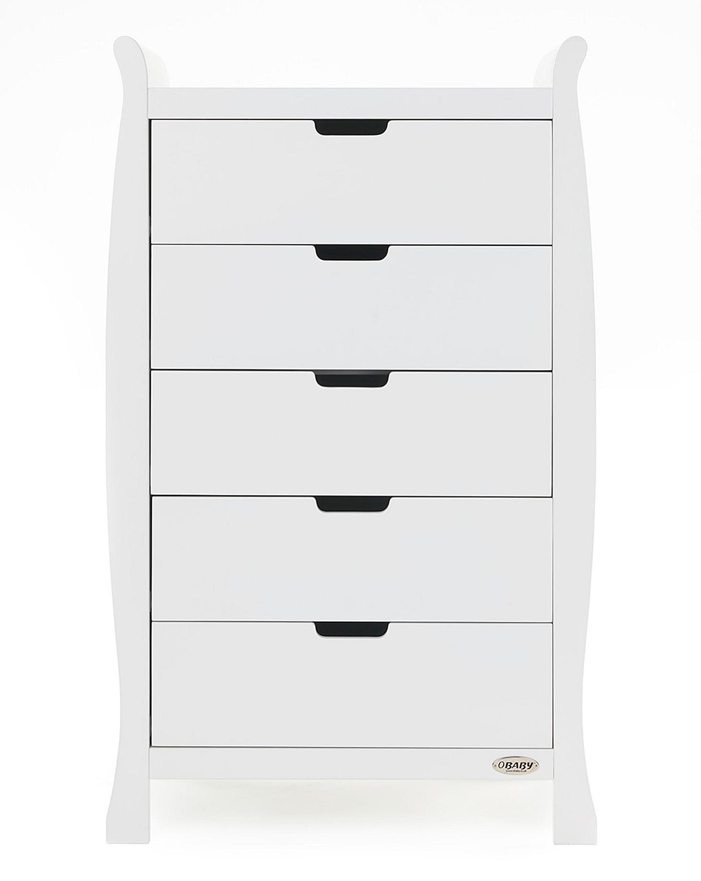 Obaby Stamford Sleigh Tall Chest Of Draw Jacamo