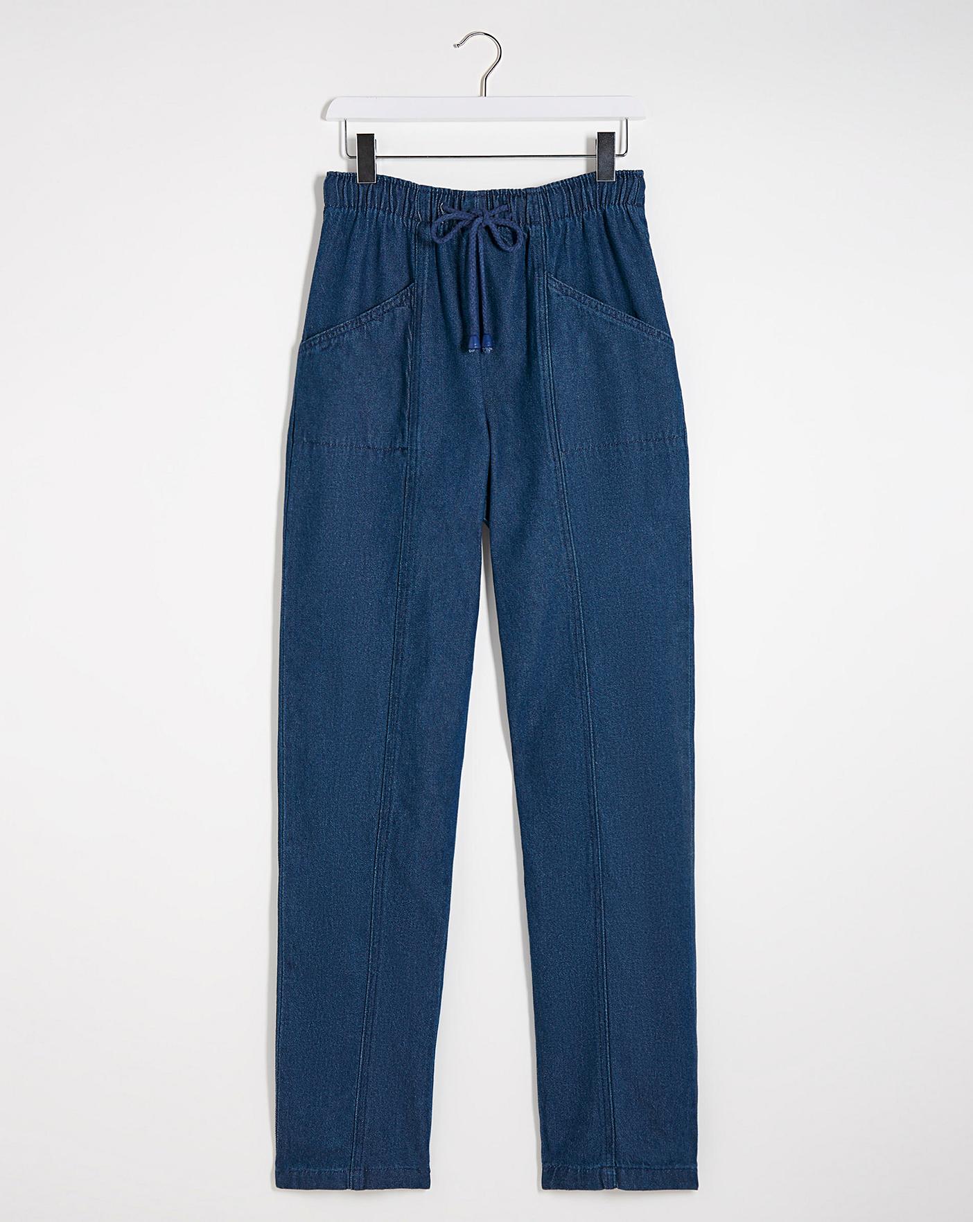 Drawcord Jeans Length 31in | Marisota