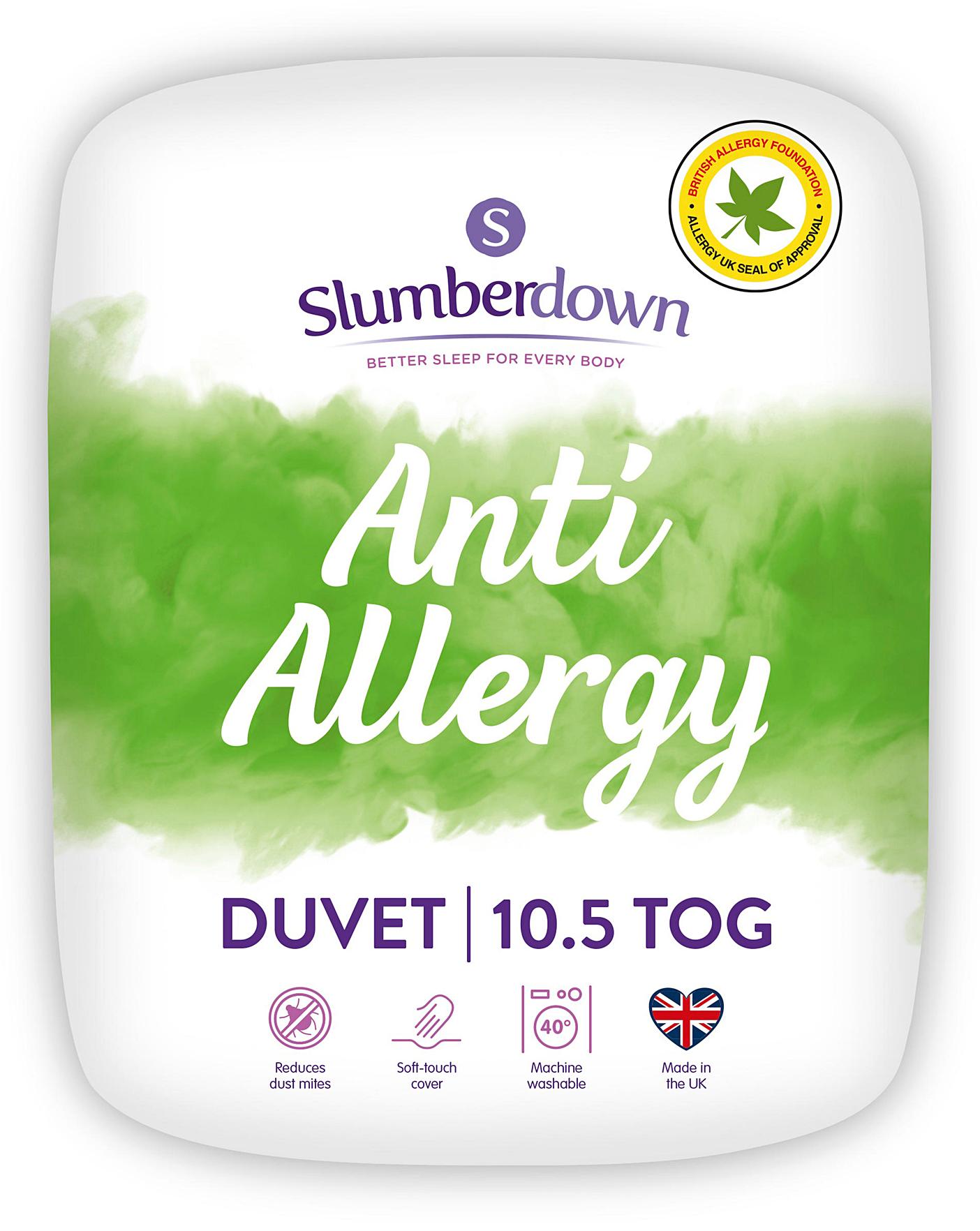 Slumberdown Anti Allergy Duvet 10 5 Tog Home Essentials