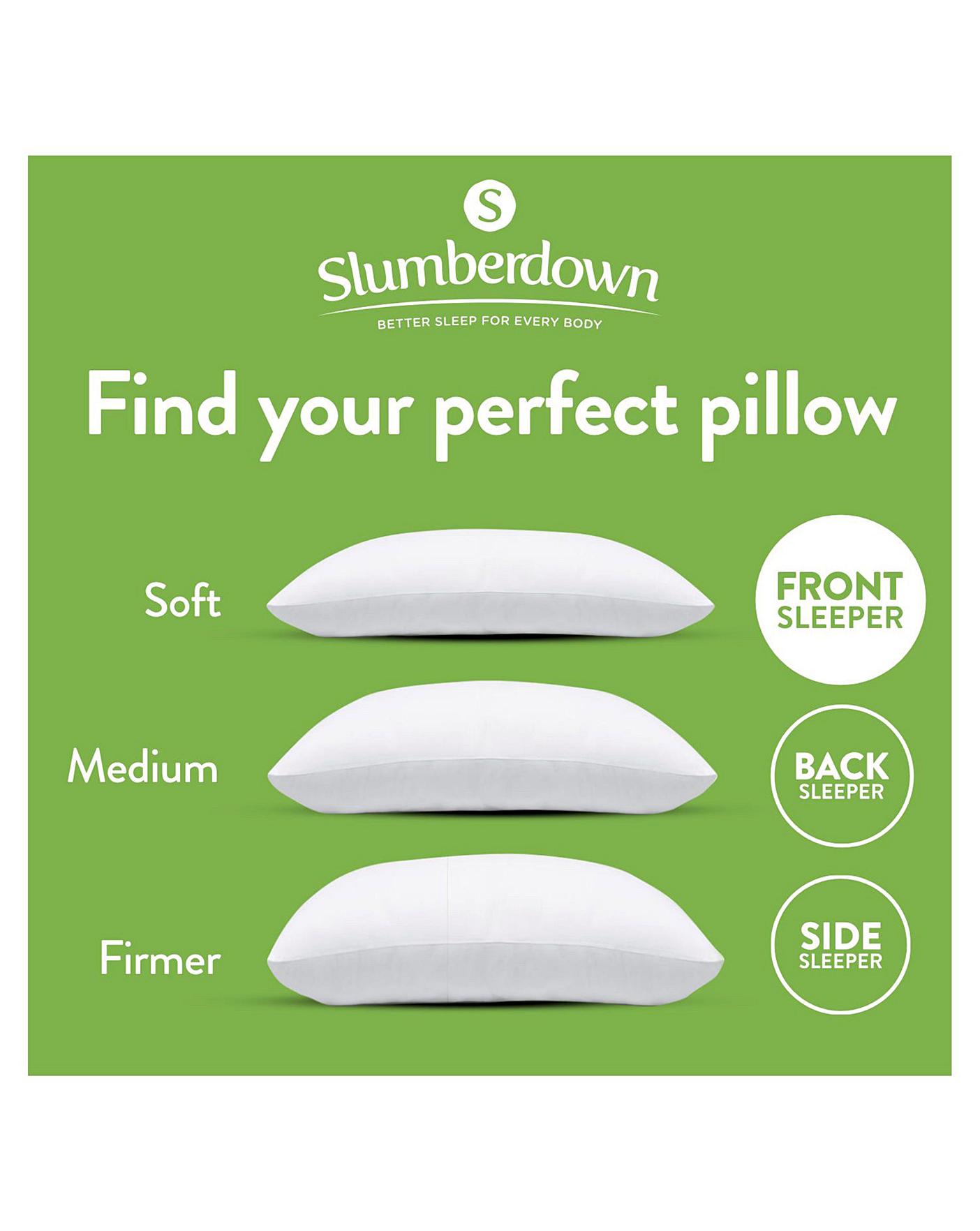 Slumberdown Anti Allergy Soft Pillows J D Williams