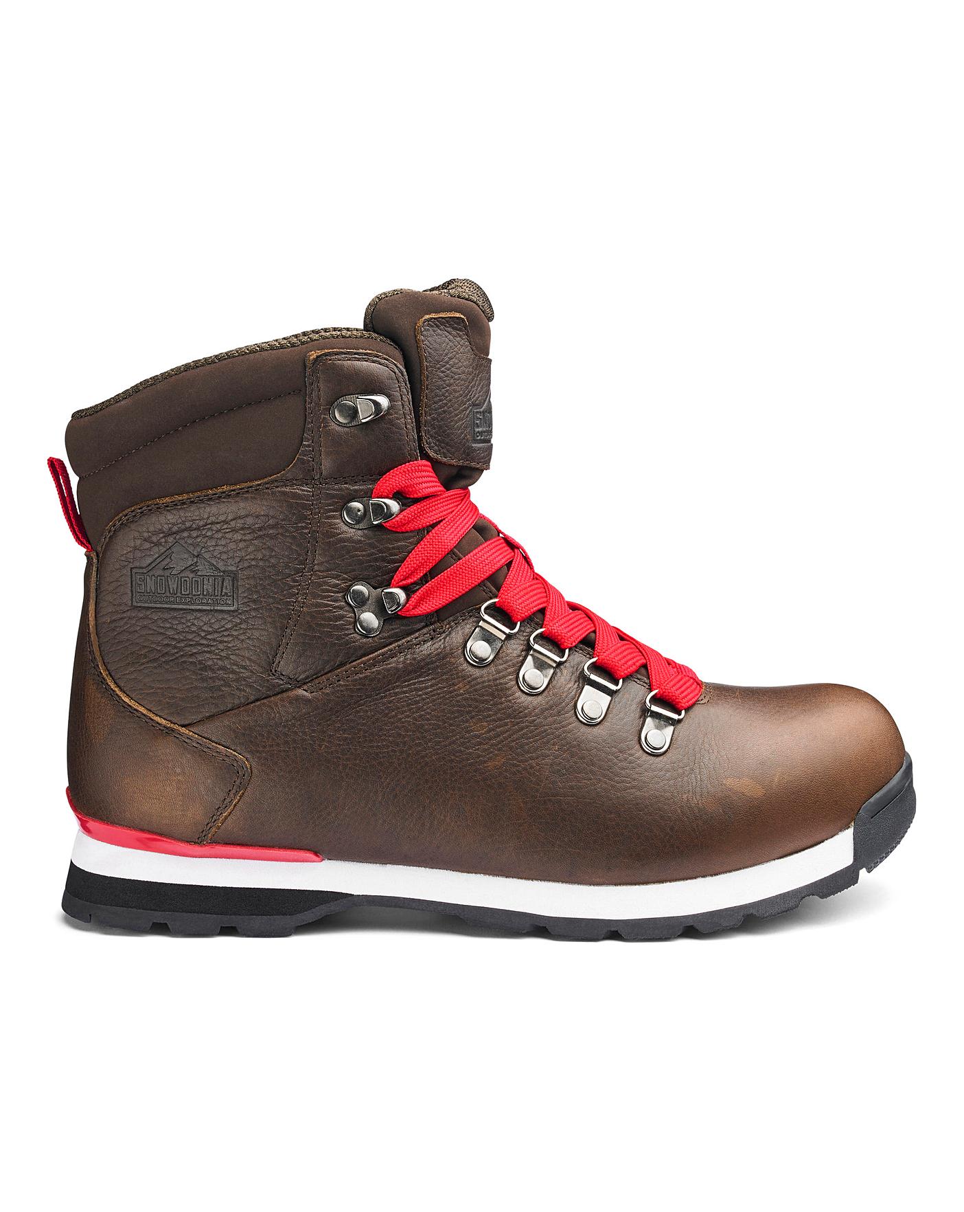 Snowdonia Mens Leather Walking Boots 