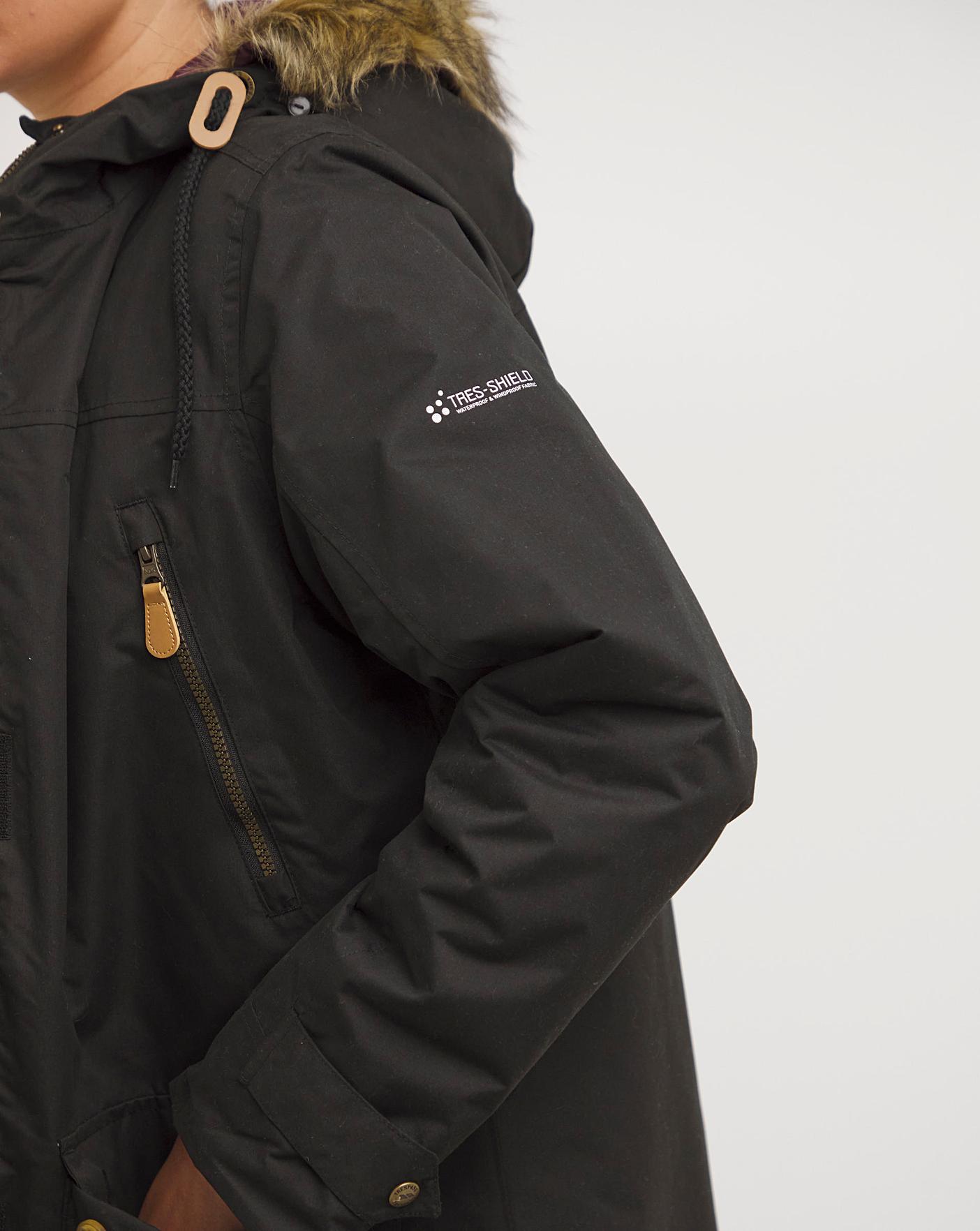 Trespass clea clearance rain jacket