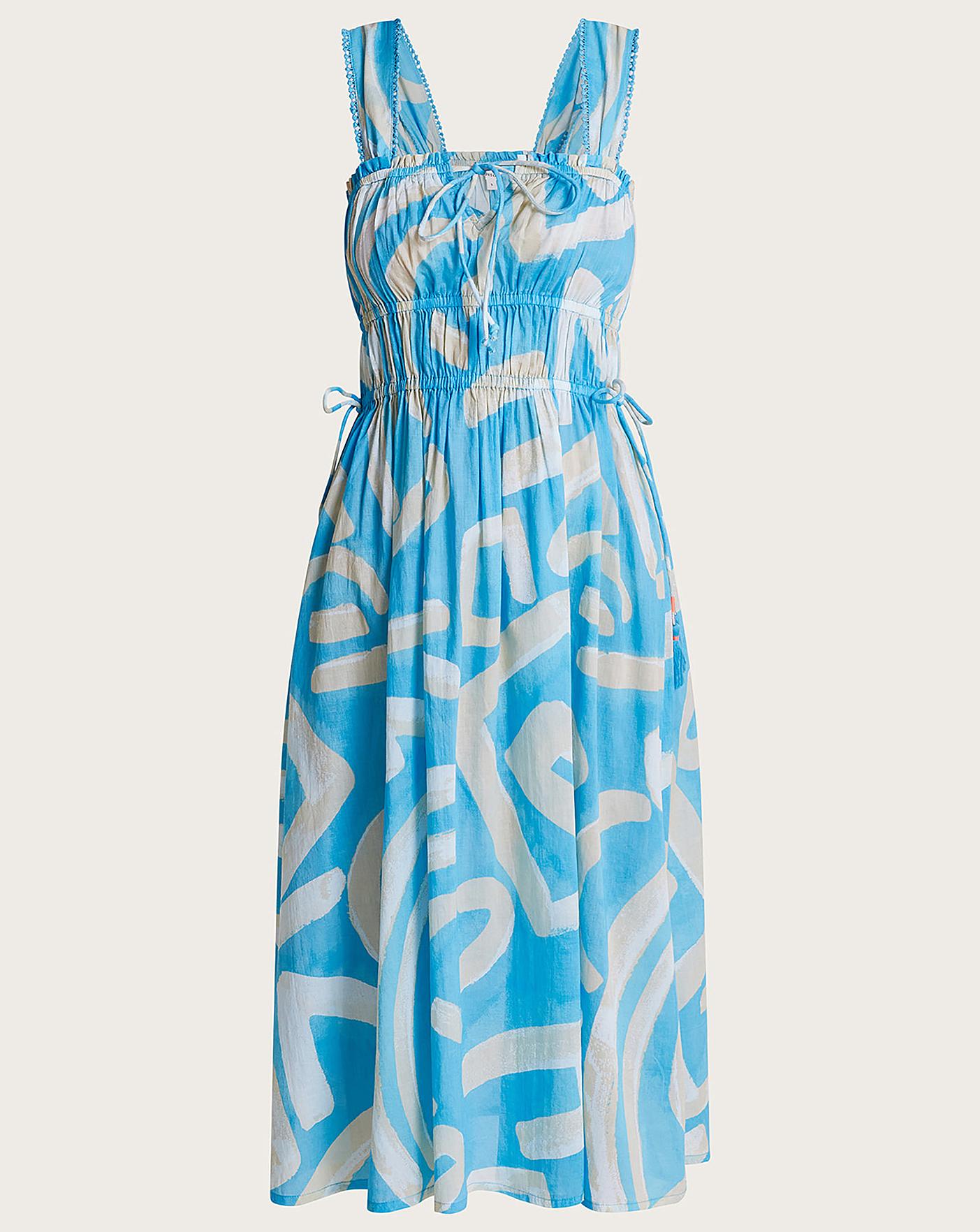 Monsoon striped clearance dress