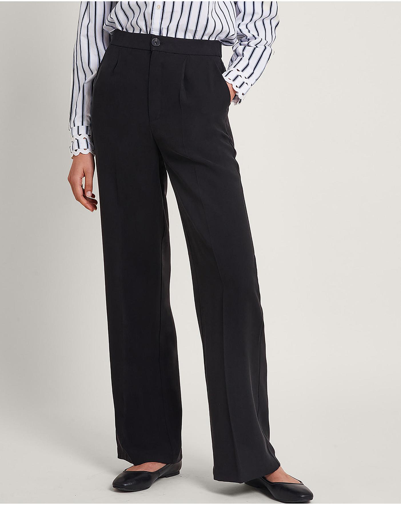 Monsoon Wila Wide Leg Trousers | J D Williams