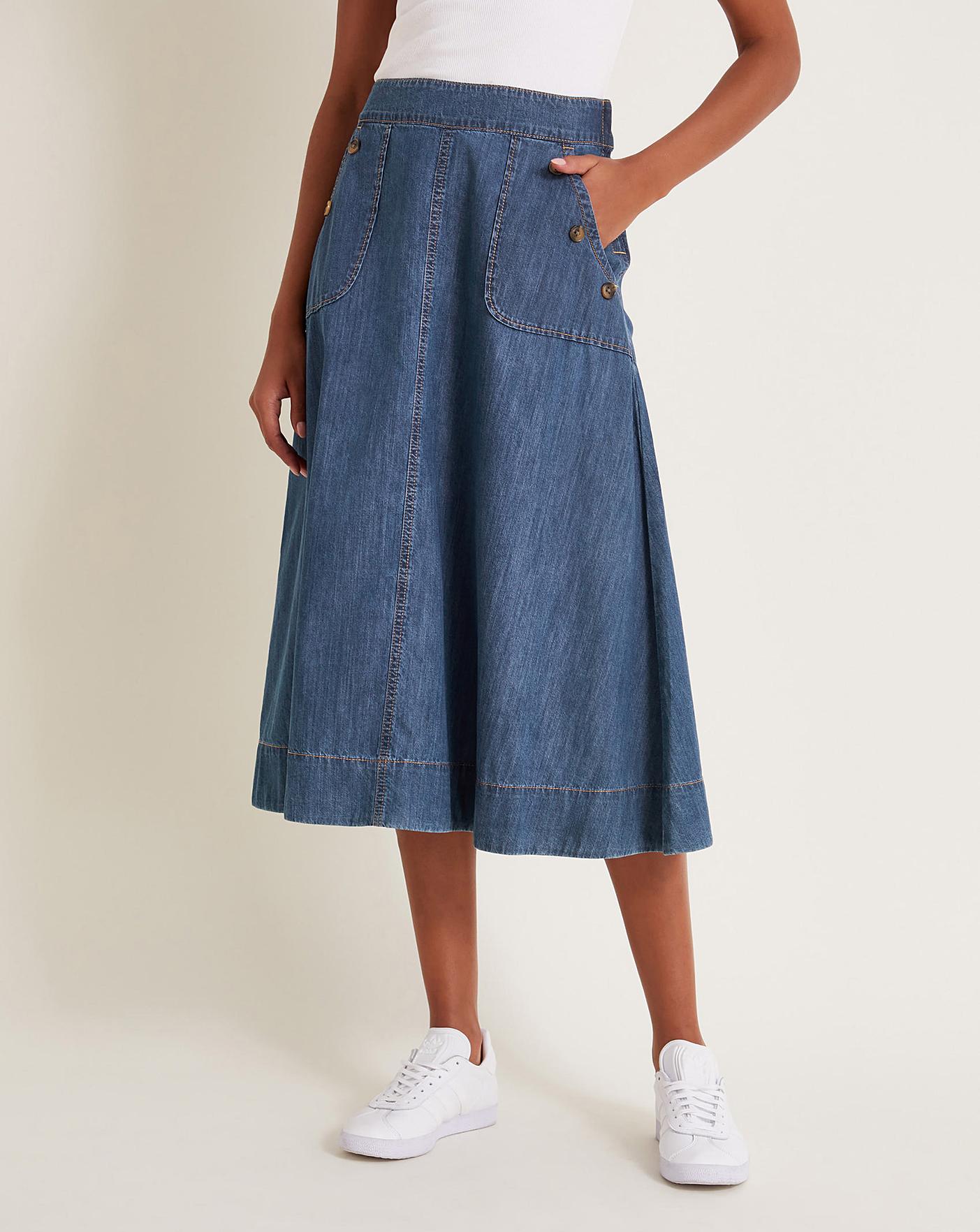 Monsoon Harper Denim Skirt | Marisota