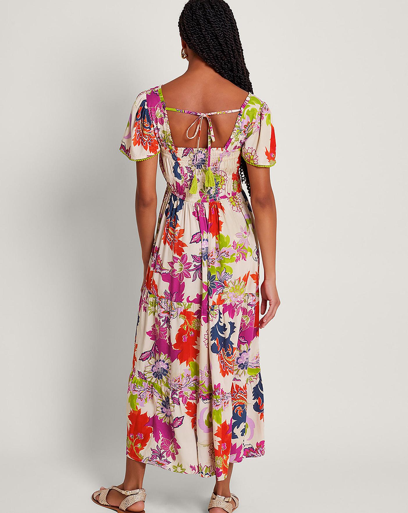 Monsoon Arissa Print Dress | J D Williams