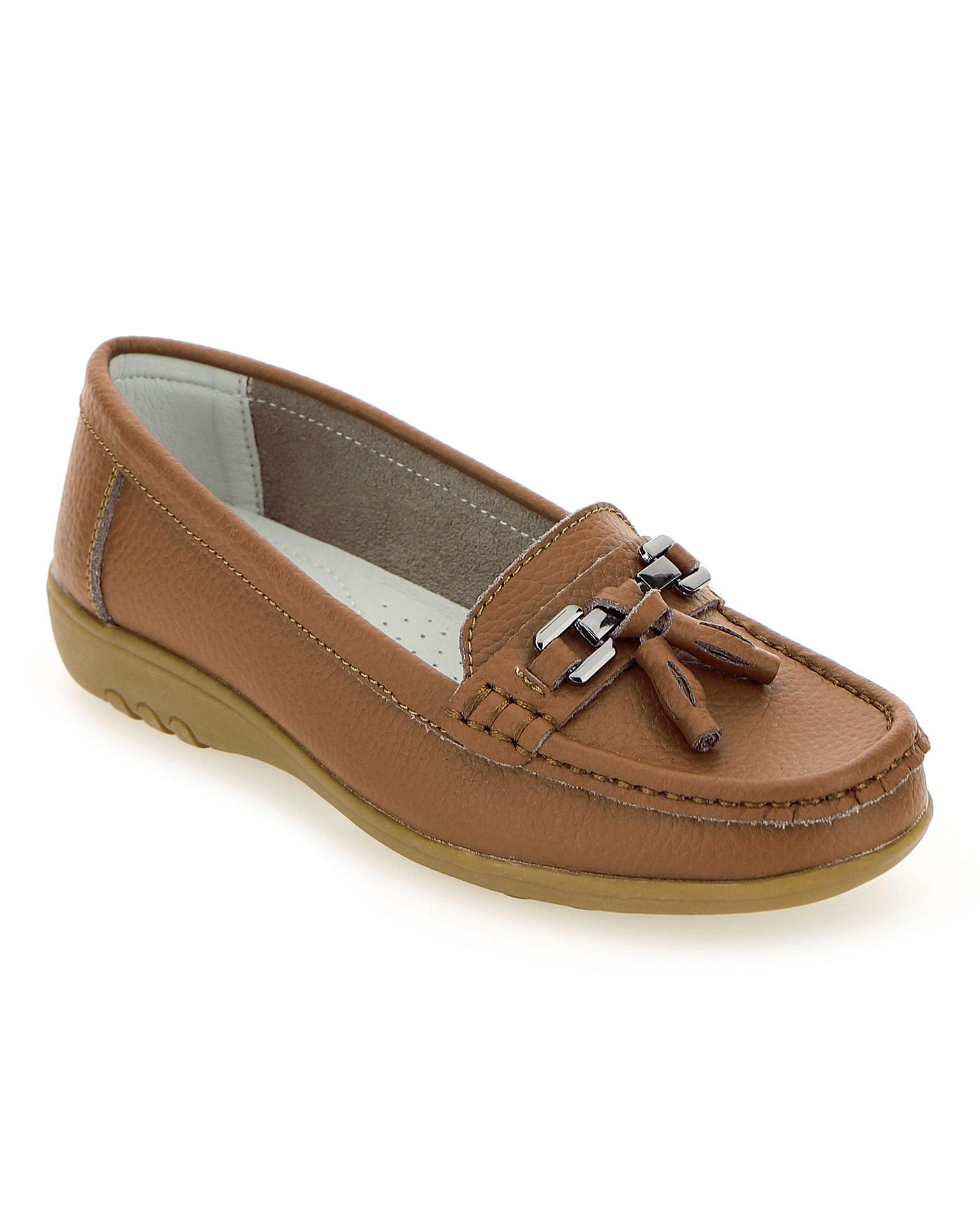 Leather Tassel Loafers EEEEE Fit | Crazy Clearance