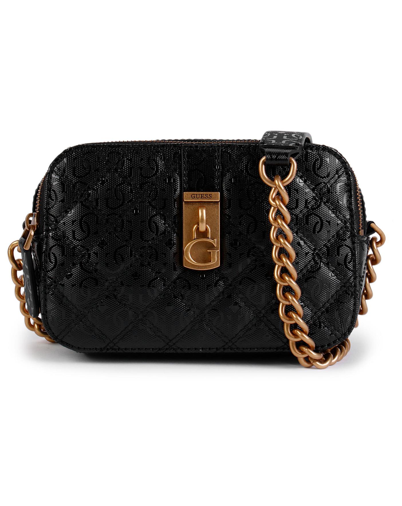 Guess Noelle Camera Signature Logo Crossbody Bag