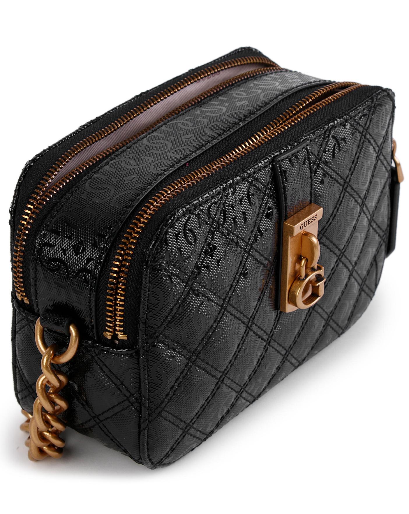 Guess Noelle Quilt Logo CrossBody Bag J D Williams