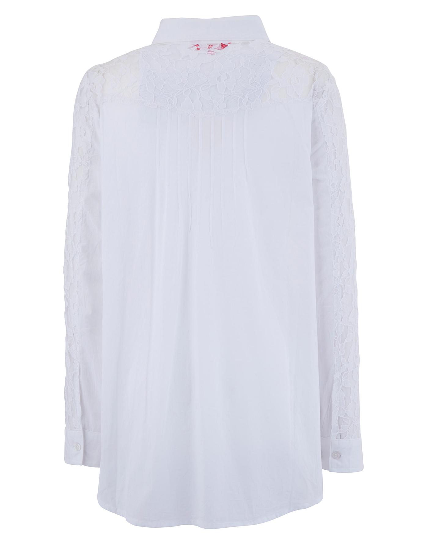 Together Lace Trim Blouse | Oxendales