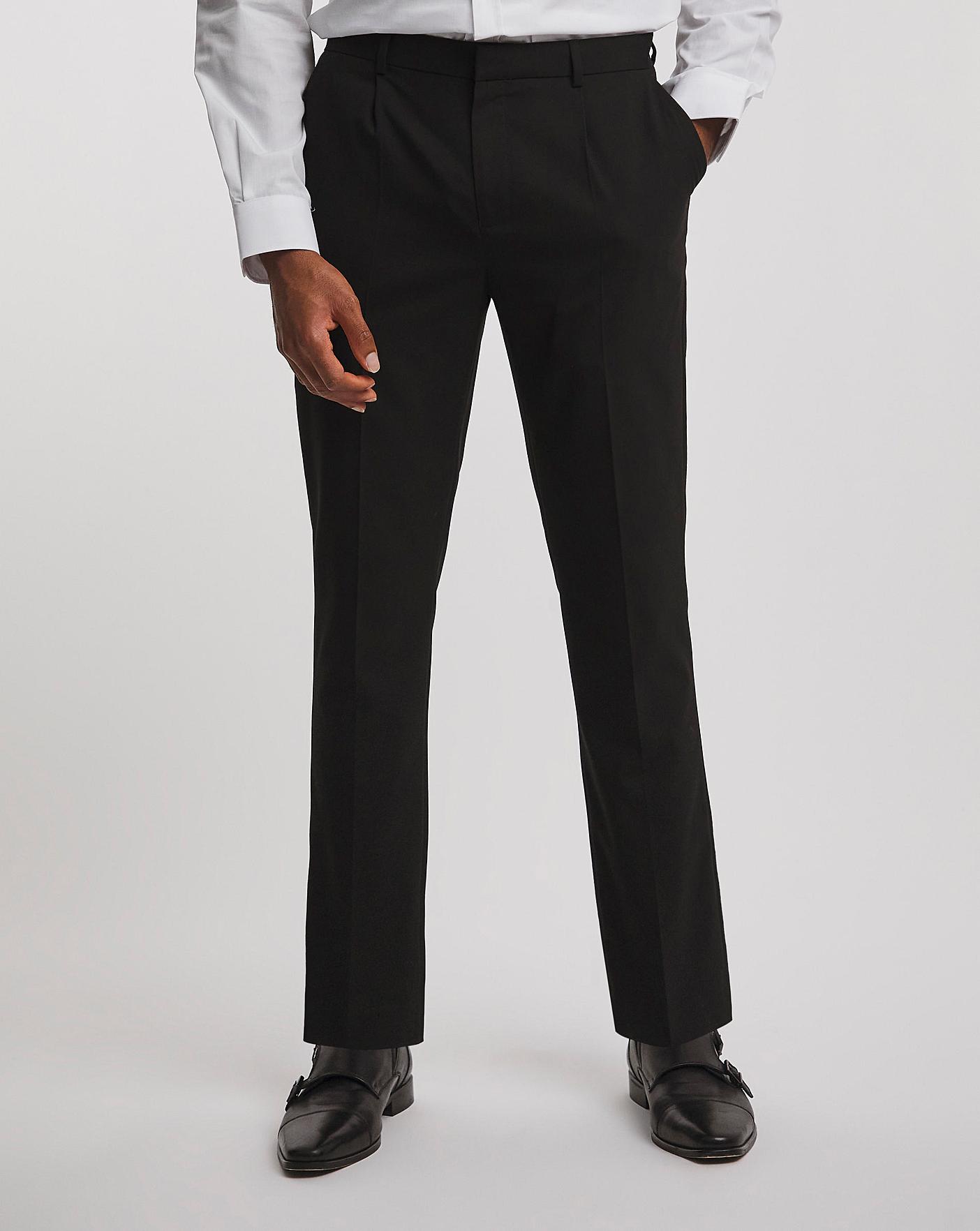 Regular Fit Pleat Front Formal Trouser | Ambrose Wilson