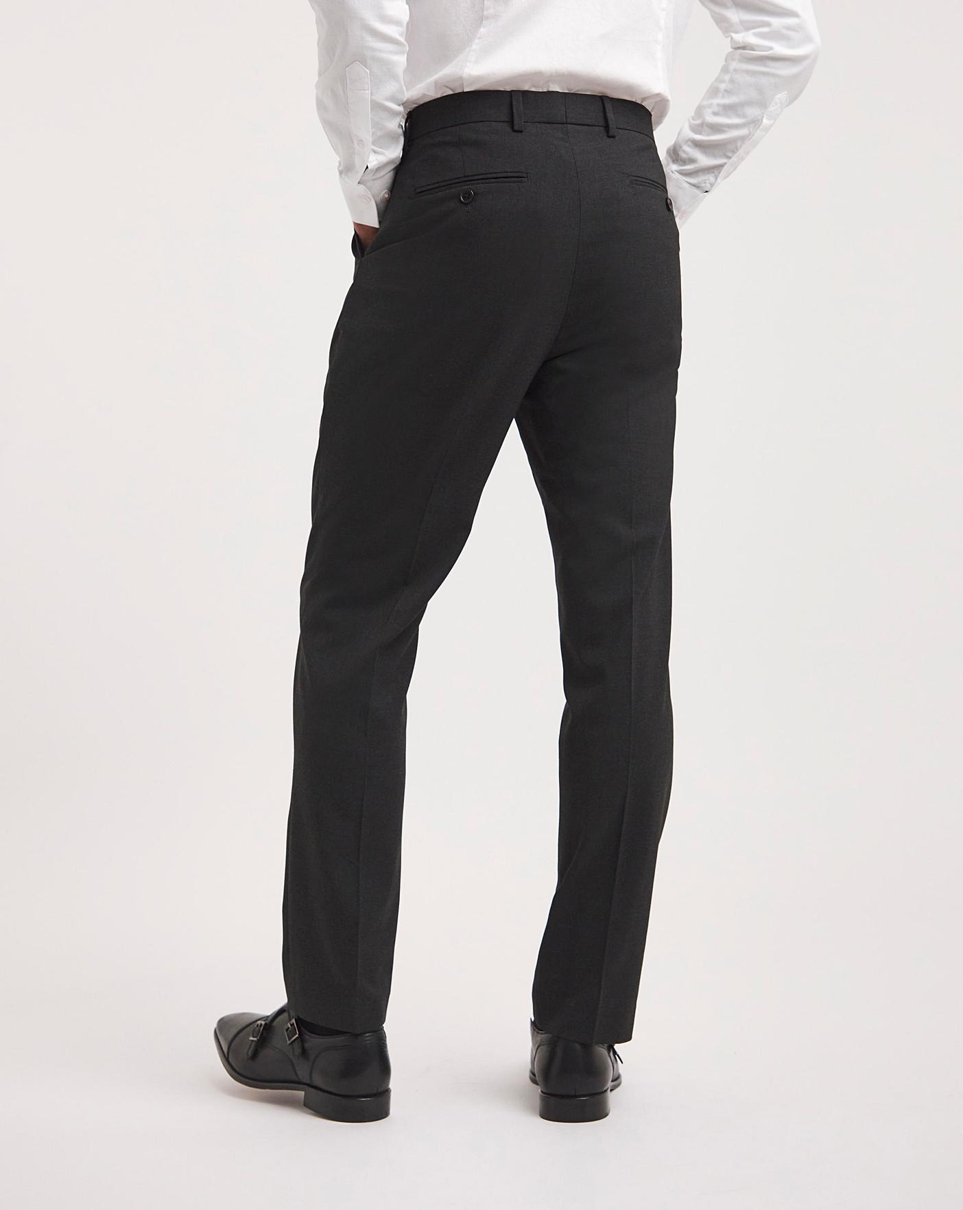 Regular Fit Stretch Formal Trouser | Premier Man