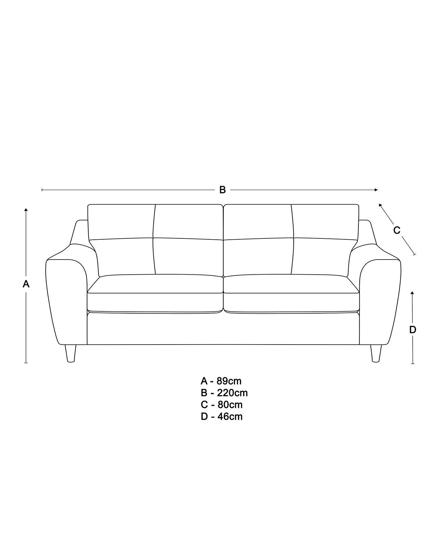 Baxter 4 Seater Sofa Ambrose Wilson