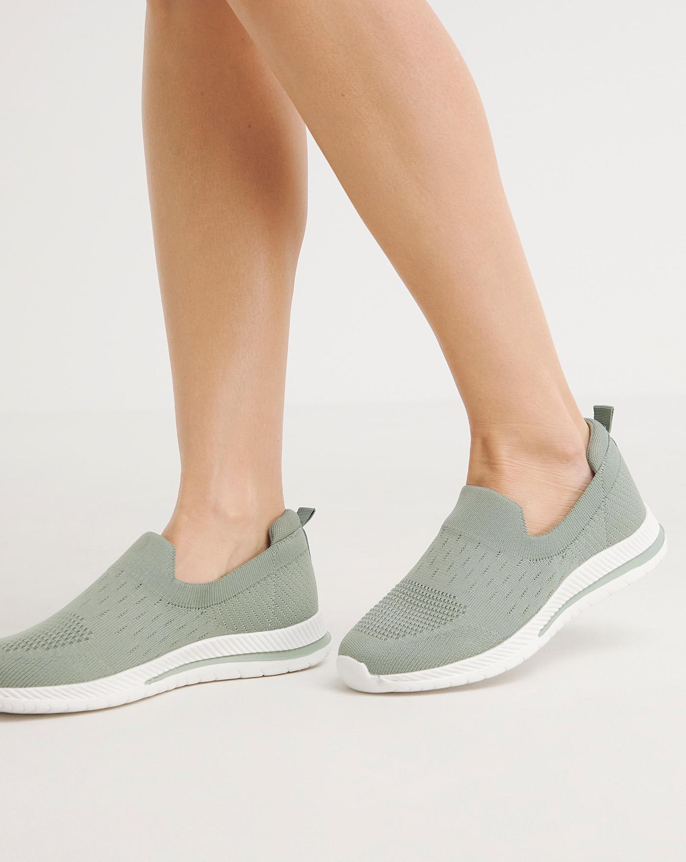 Cushion Walk Slip On Trainers E Fit | Marisota