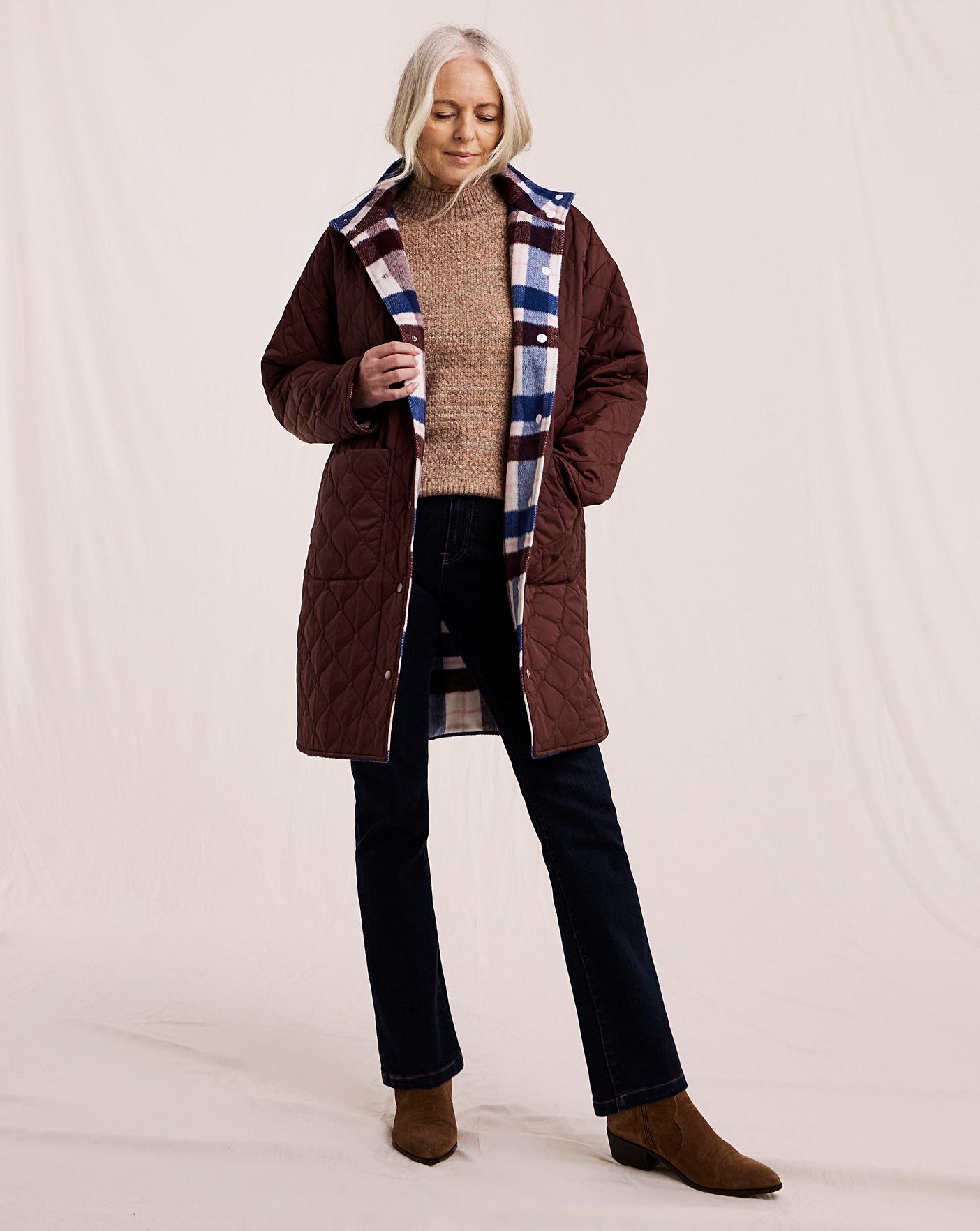 Julipa Reversible Check Coat | Oxendales