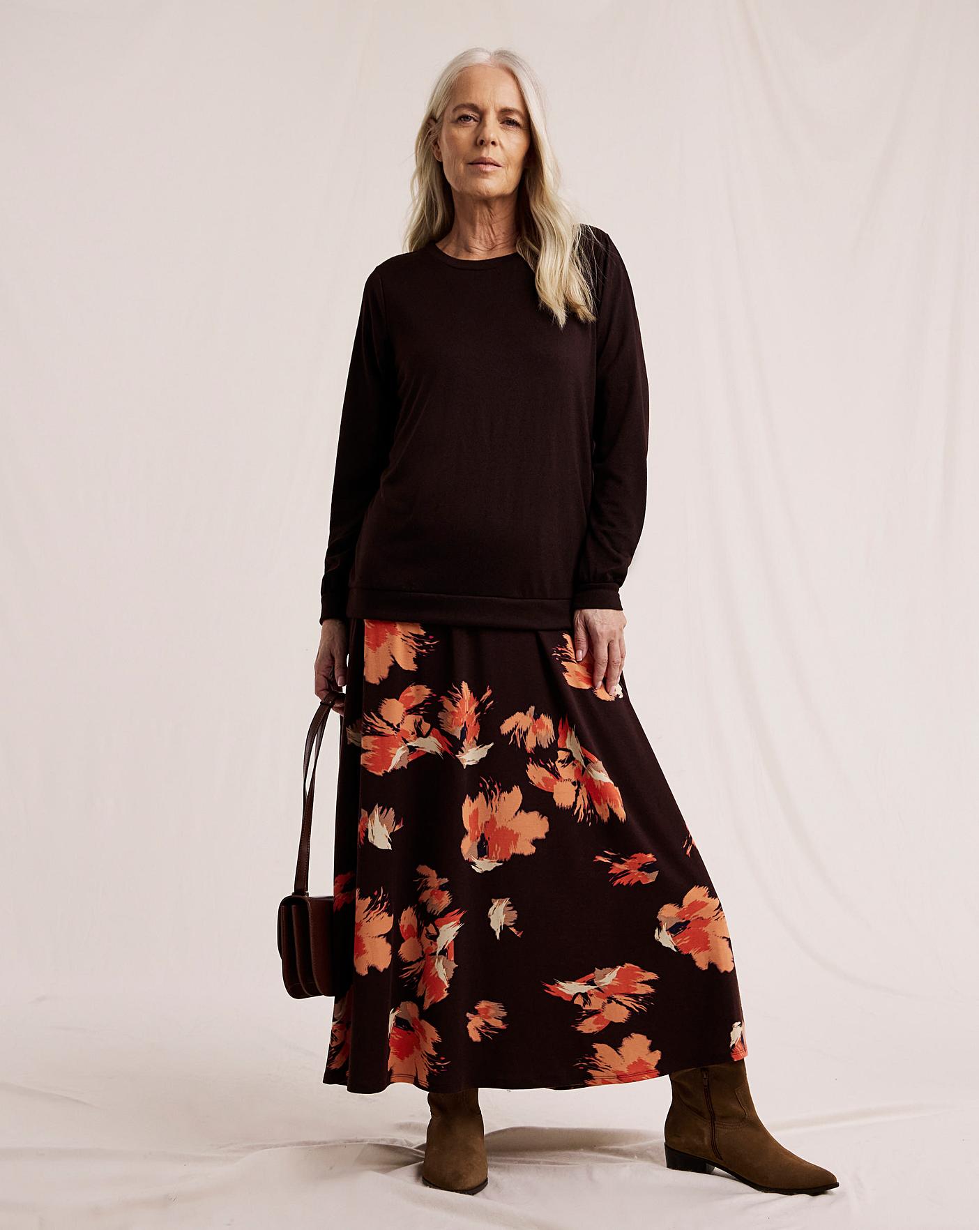 summer floral midi dresses Blue Floral Midi Dress for Women