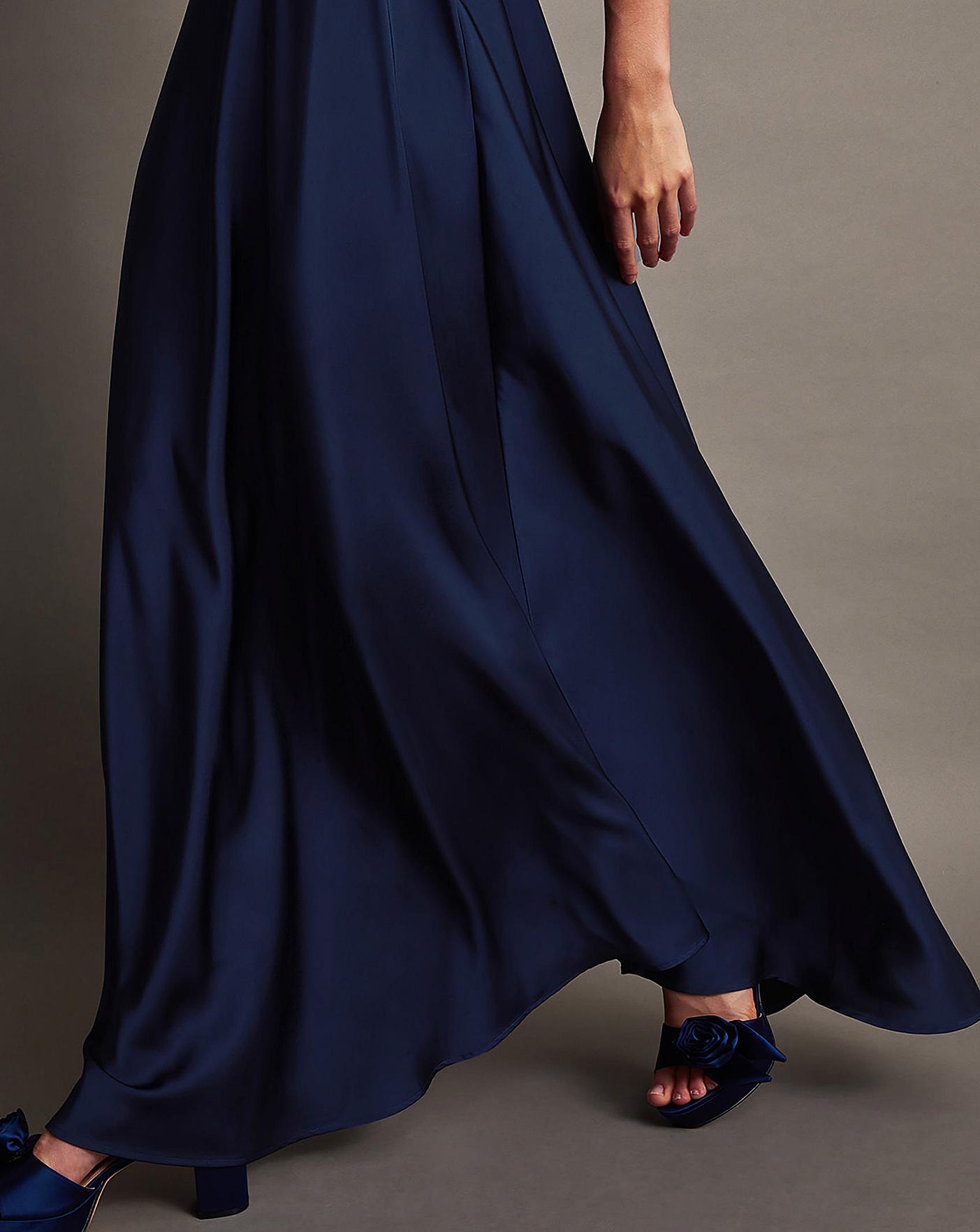 Monsoon Savannah Satin Maxi Dress | Marisota