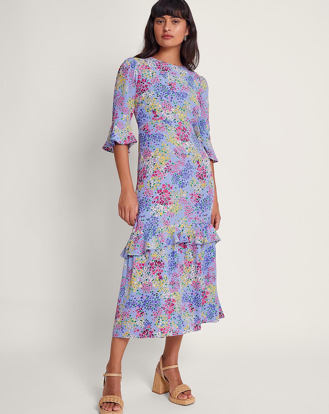 Monsoon Micola Ditsy Tea Dress | J D Williams