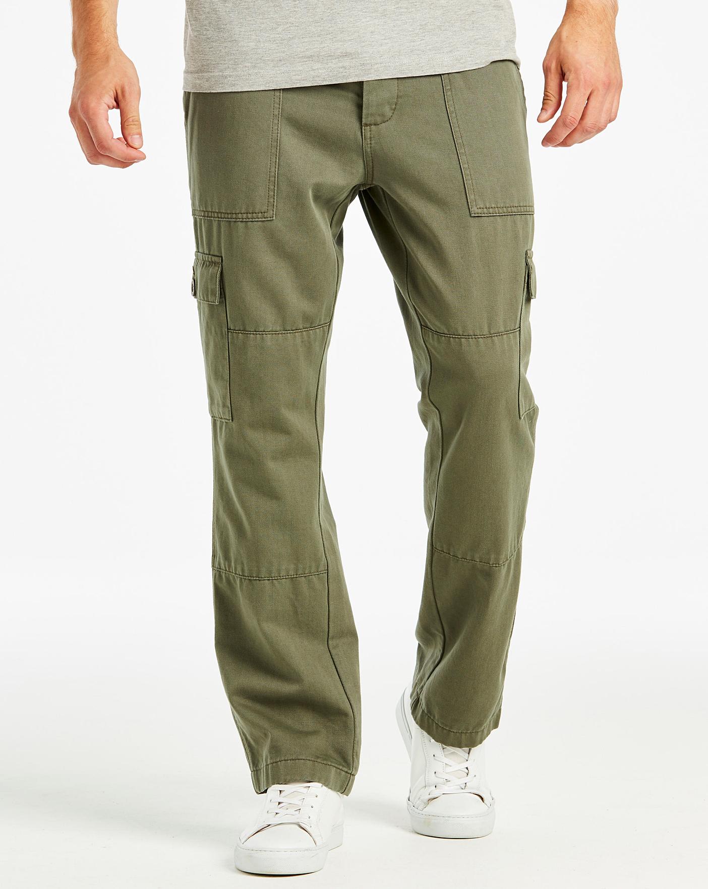 khaki trousers