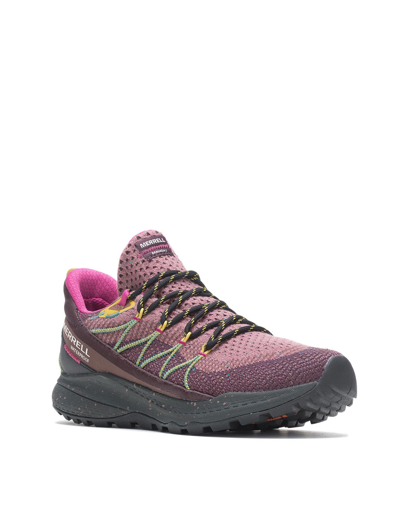 Merrell Women's Bravada Waterproof Womens Hiking Shoes Purple Pink Size 7
