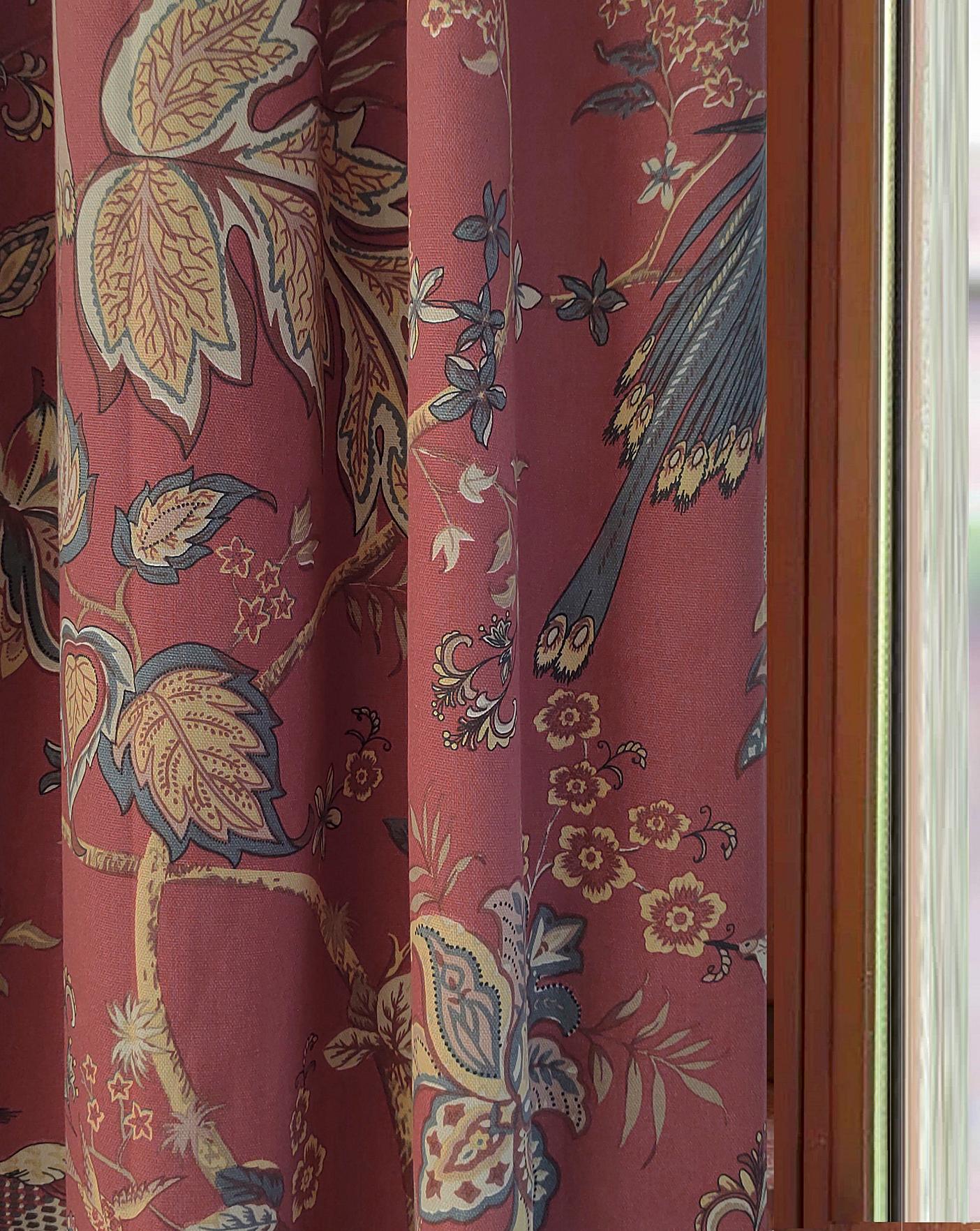 Windsor Printed Pencil Pleat Curtains | Ambrose Wilson