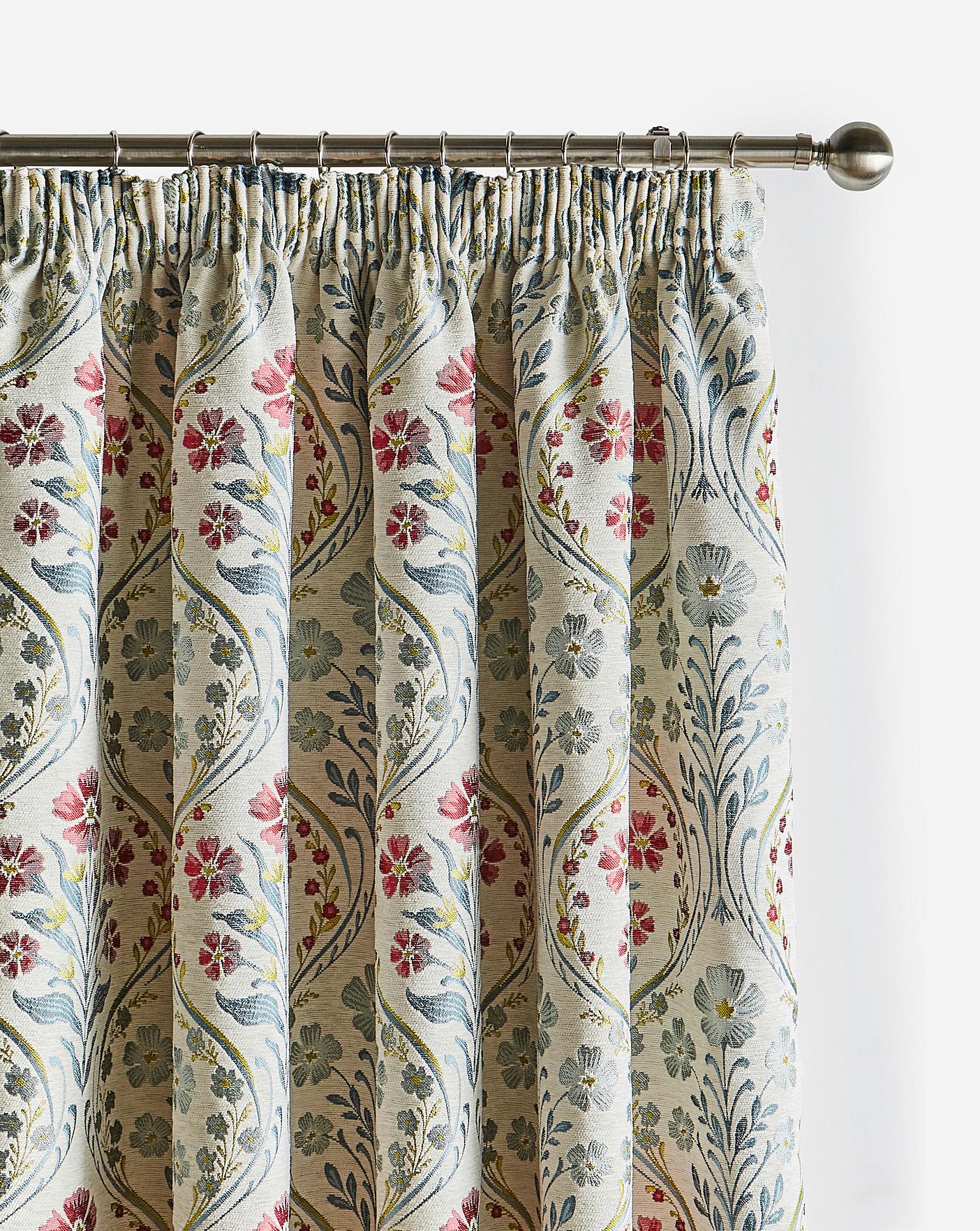 Vermont Chenille Jacquard Door Curtains | J D Williams