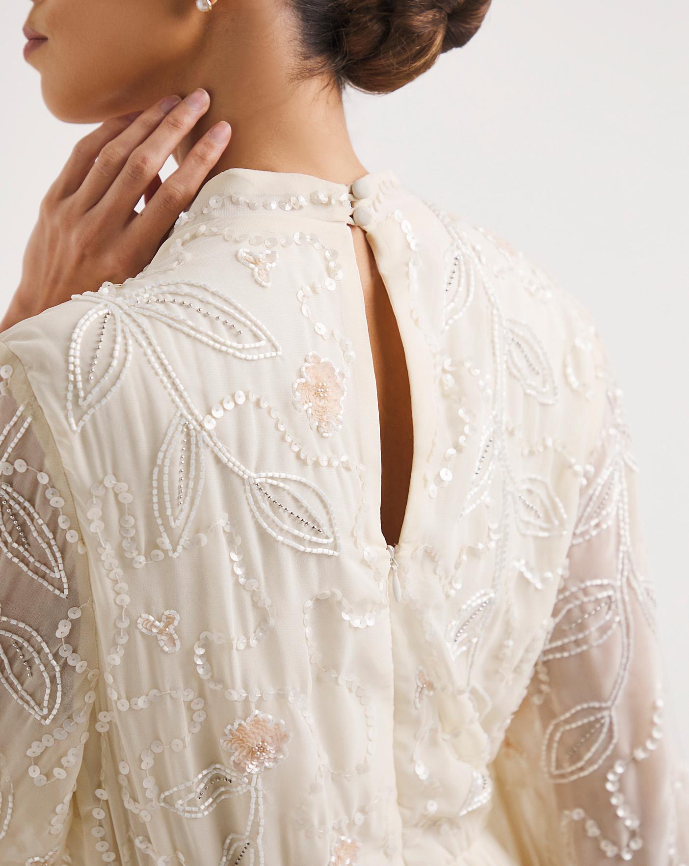 Joanna Hope Embellished Bridal Dress | J D Williams