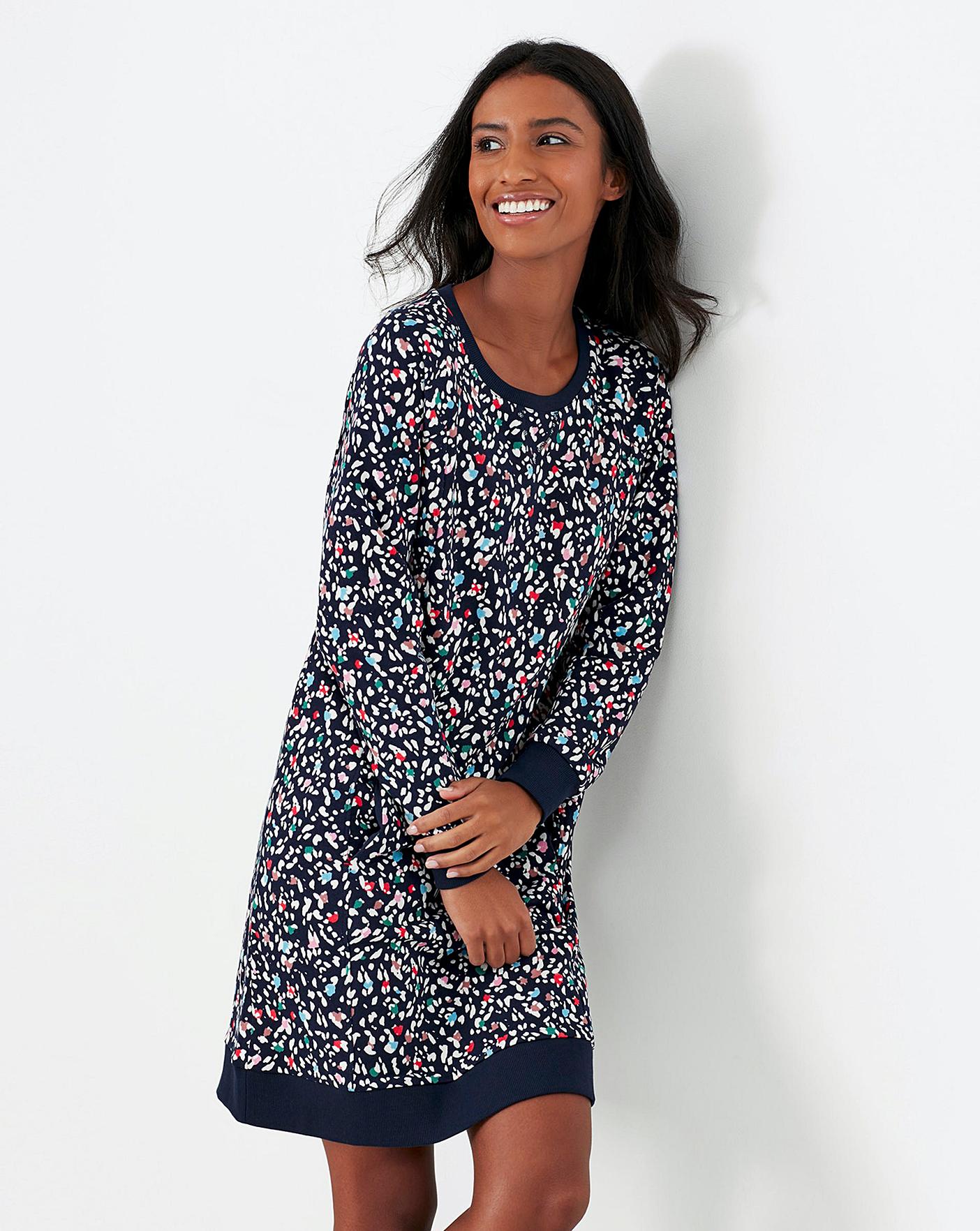 Joules Heidi Print Sweat Dress | J D 
