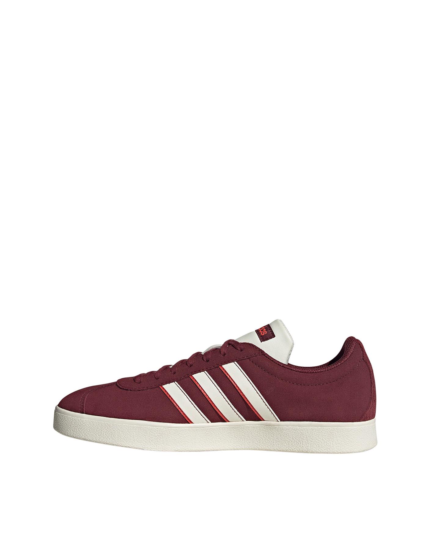 Adidas vl cheap court 2.0 granate