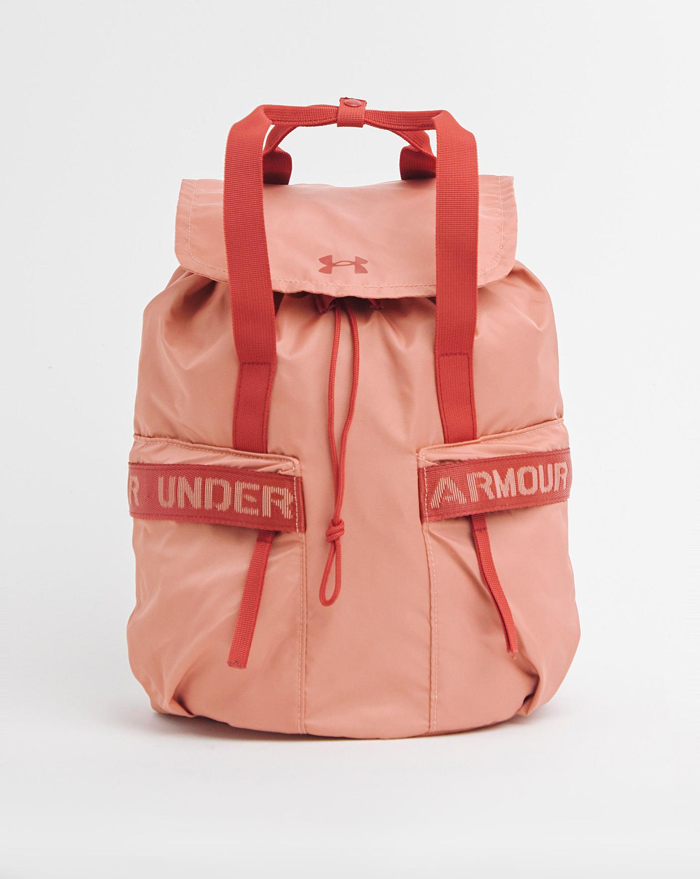 Pink under armour backpack hotsell