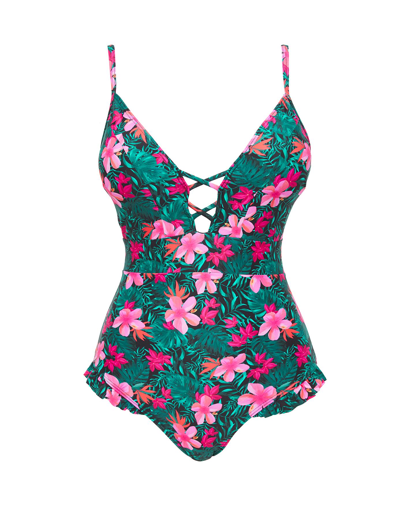 Joe Browns Floral Print Swimsuit | J D Williams